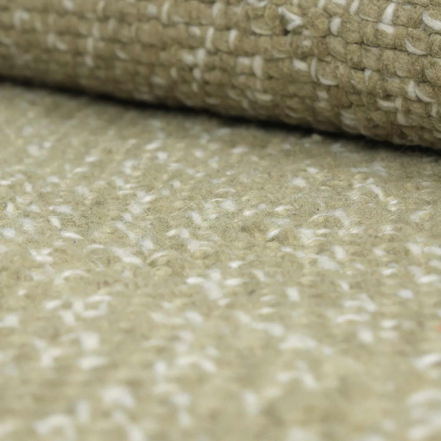 Inomhus/utomhusmatta - Orta Wool Look (mossgrön)