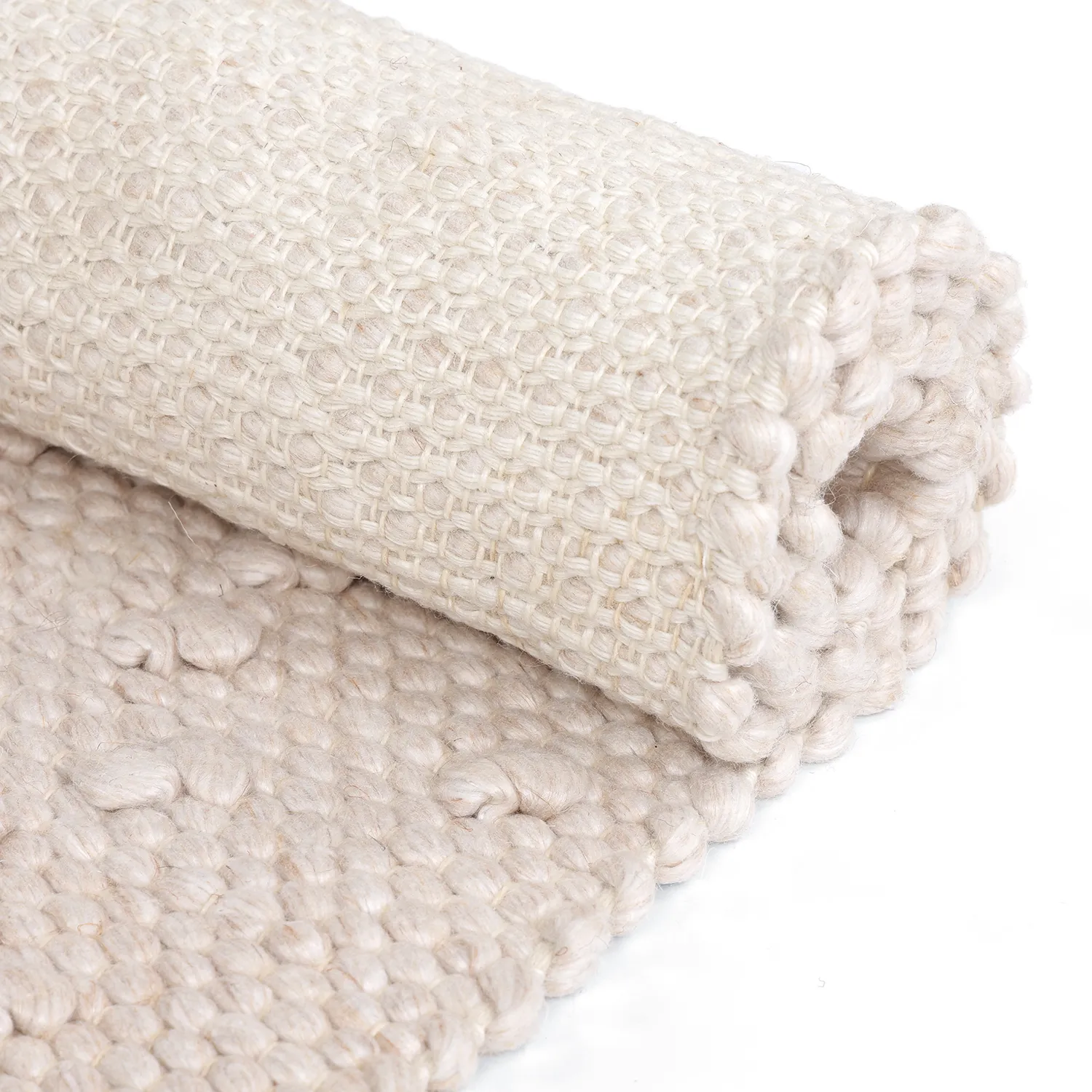 Inomhus/utomhusmatta - Todi Wool Look (creme)