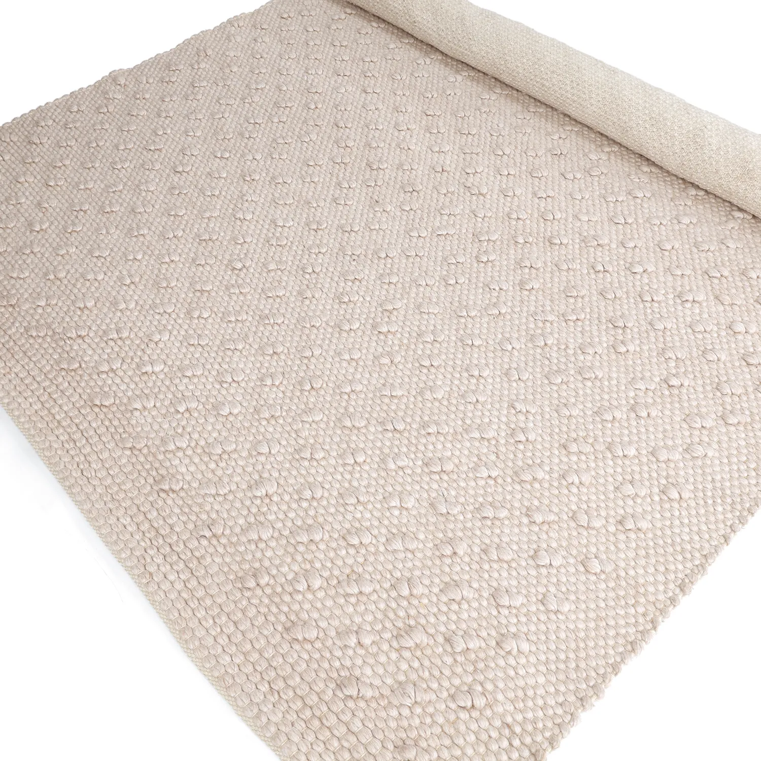 Inomhus/utomhusmatta - Todi Wool Look (creme)