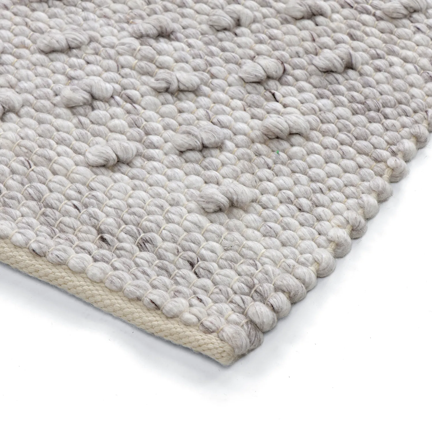 Inomhus/utomhusmatta - Todi Wool Look (grå/beige)