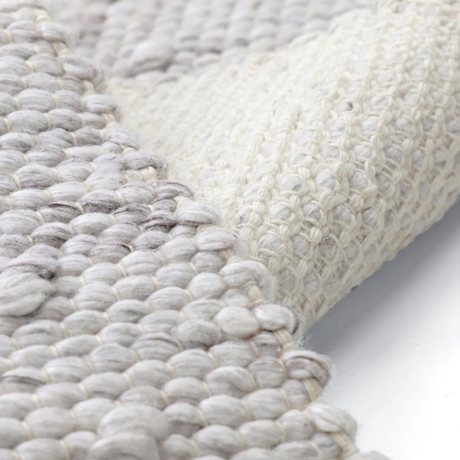 Inomhus/utomhusmatta - Todi Wool Look (grå/beige)