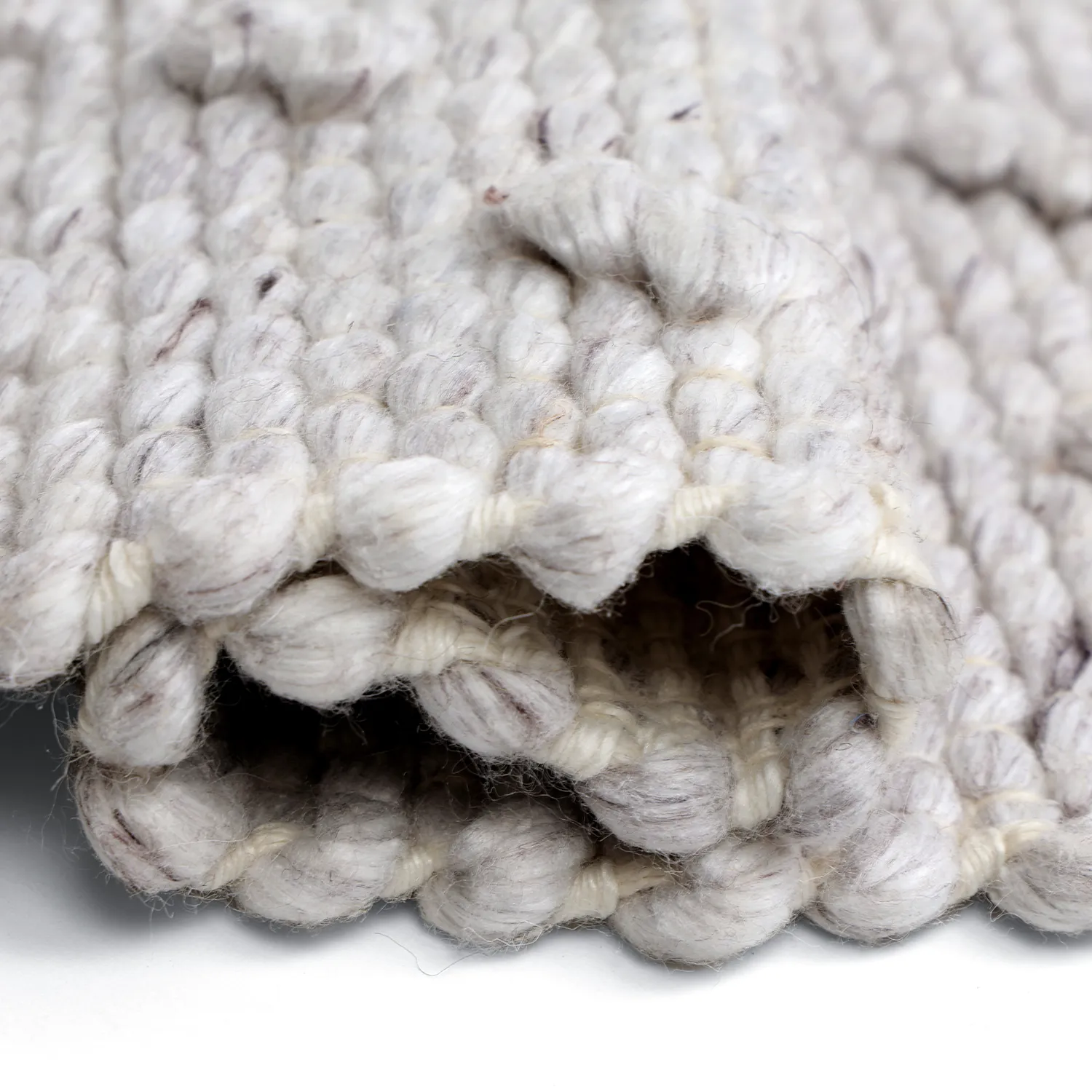 Inomhus/utomhusmatta - Todi Wool Look (grå/beige)