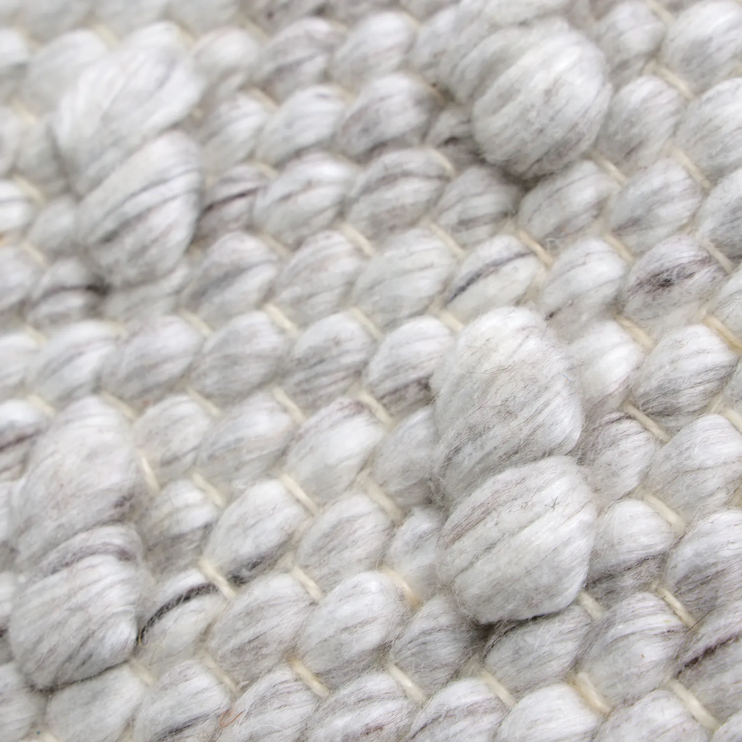 Inomhus/utomhusmatta - Todi Wool Look (grå/beige)