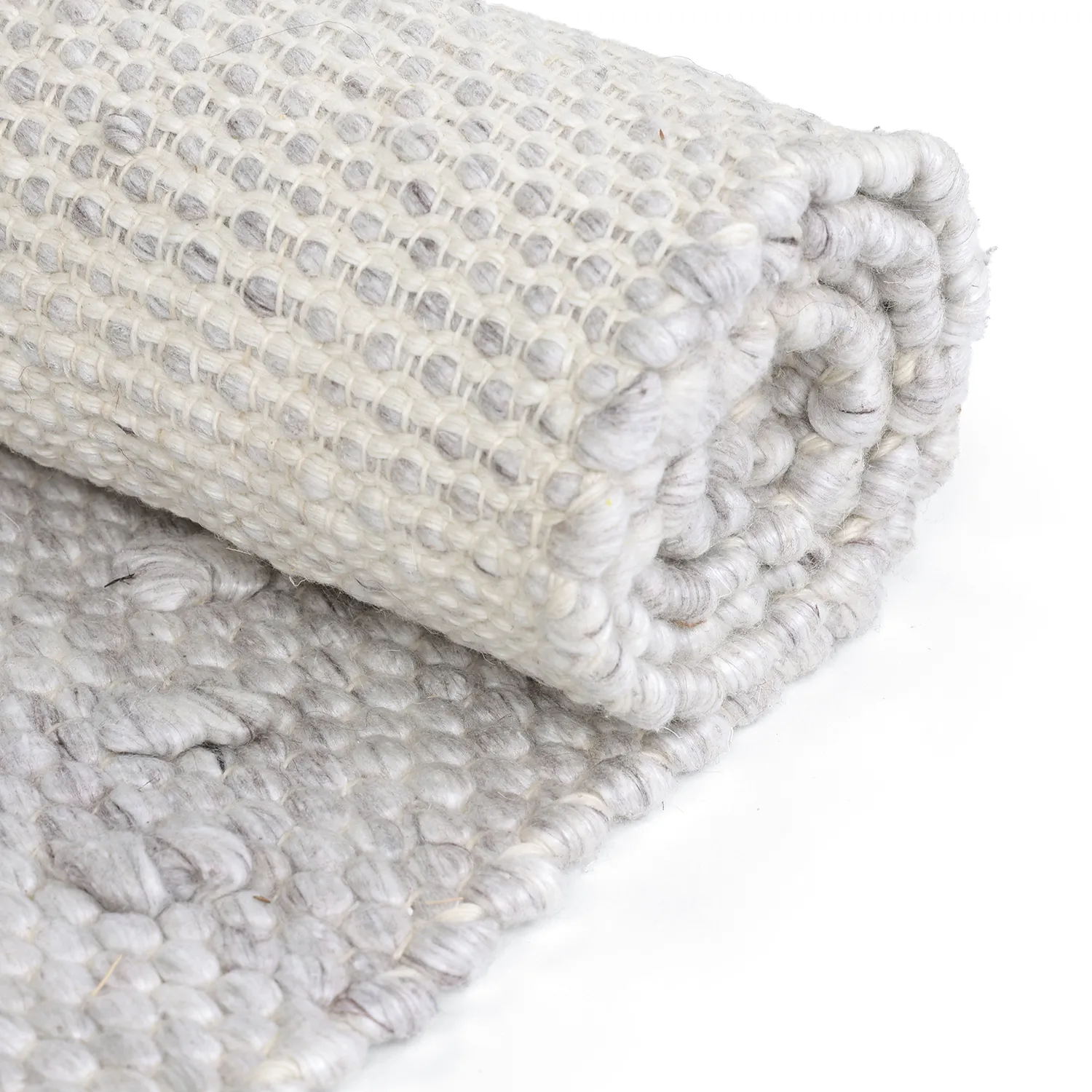 Inomhus/utomhusmatta - Todi Wool Look (grå/beige)