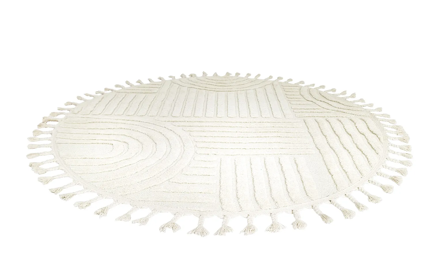 Rund matta - Campbell (offwhite)