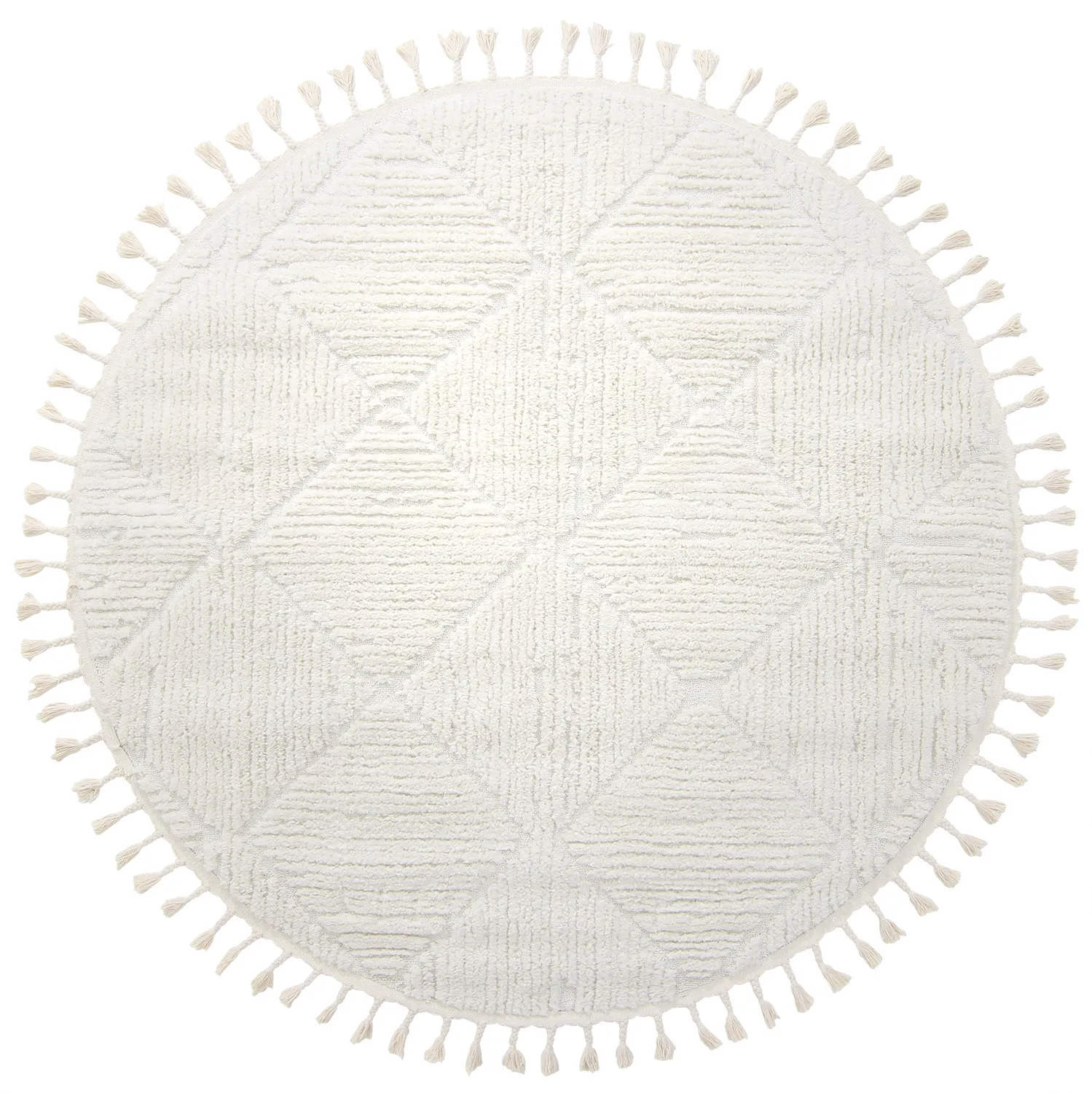 Rund matta - Dallas (offwhite)