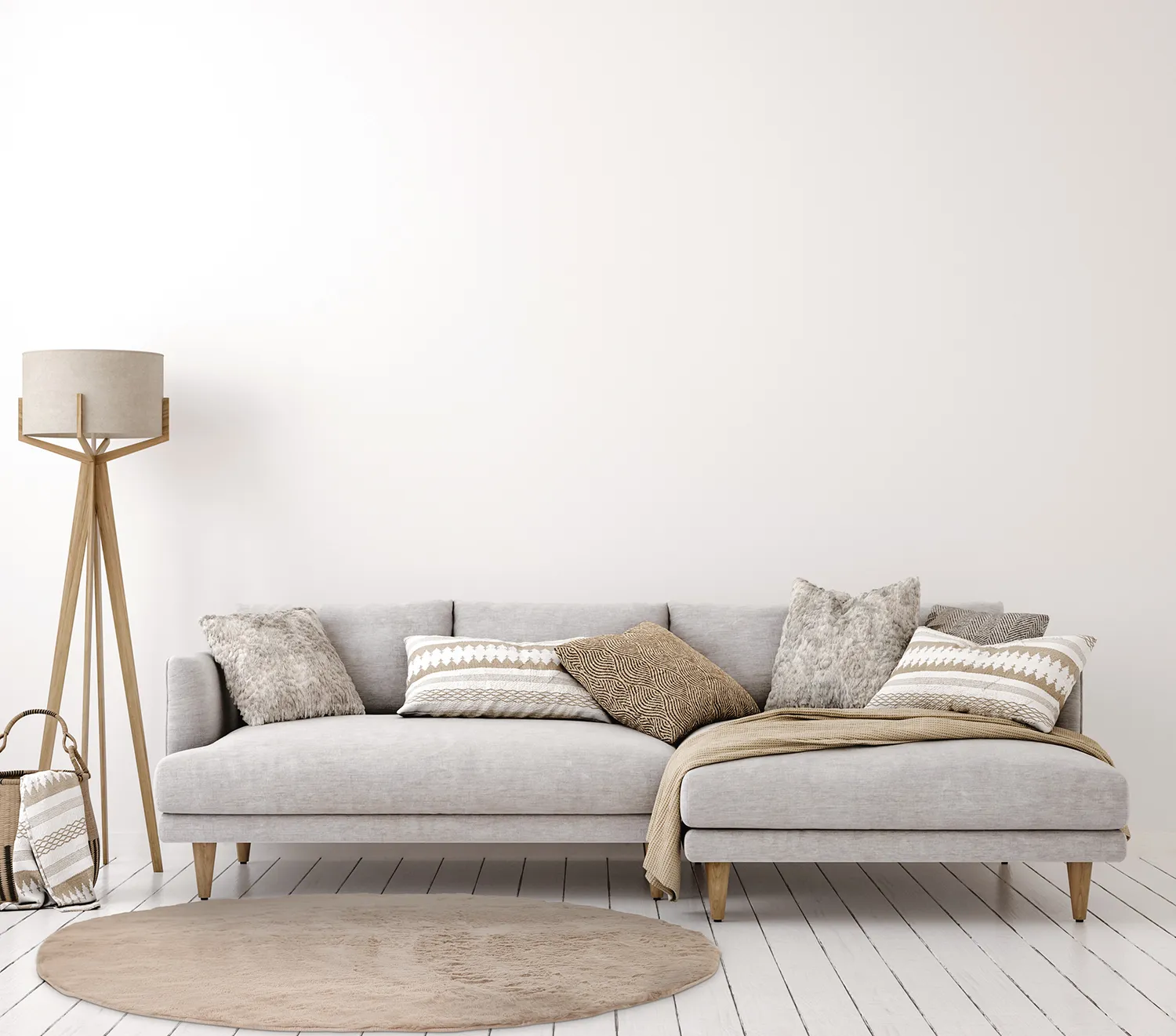 Runda mattor - Cloud Super Soft (taupe)