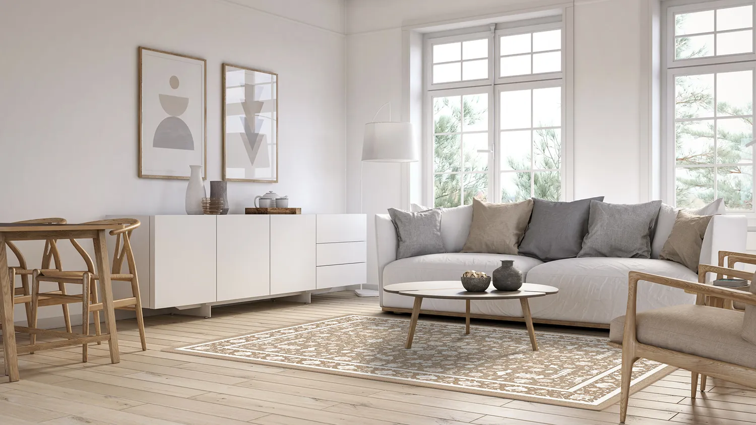 Wiltonmatta - Ember (beige/offwhite)