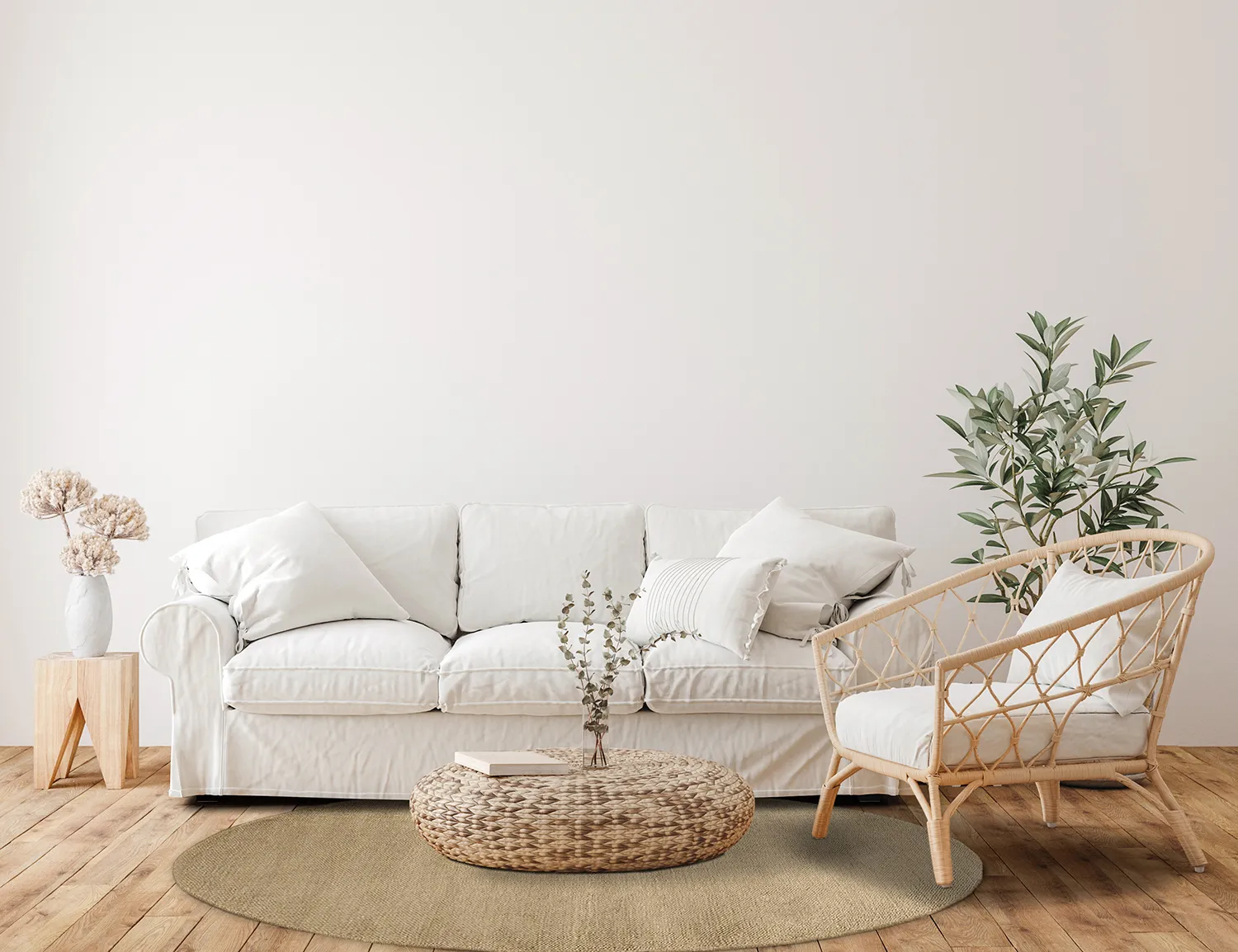 Rund matta - Hamilton (beige)