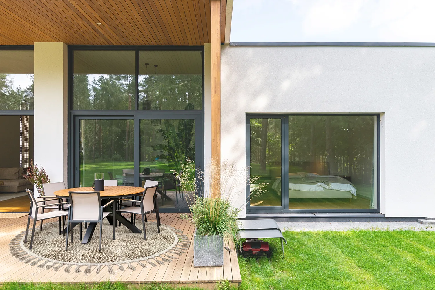 Rund matta - Indoor/Outdoor Dakota (beige)
