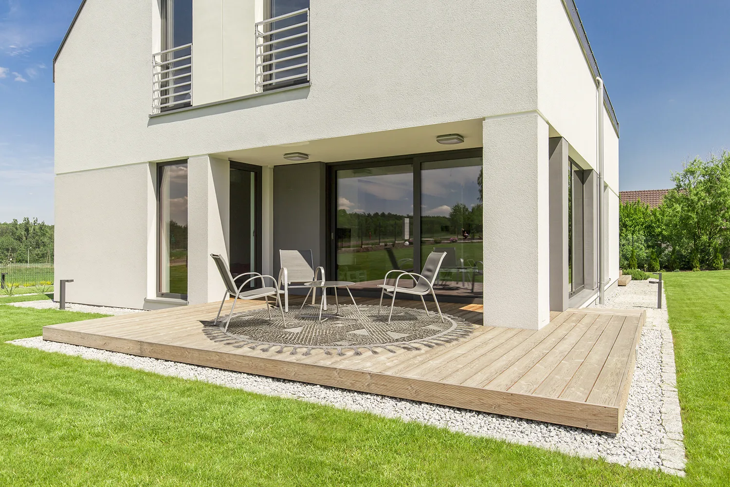 Rund matta - Indoor/Outdoor Lennon (beige)