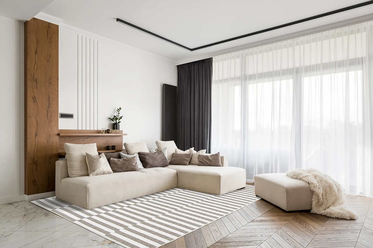 Inomhus- utomhusmatta - Otto (beige)