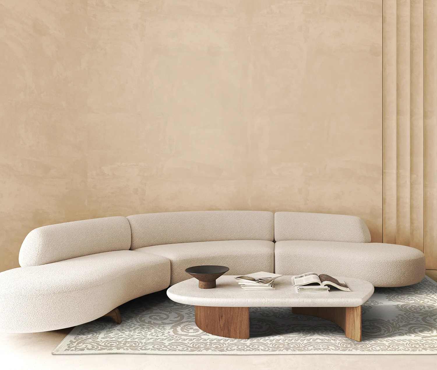 Inomhus- utomhusmatta - Sylvaine (beige)