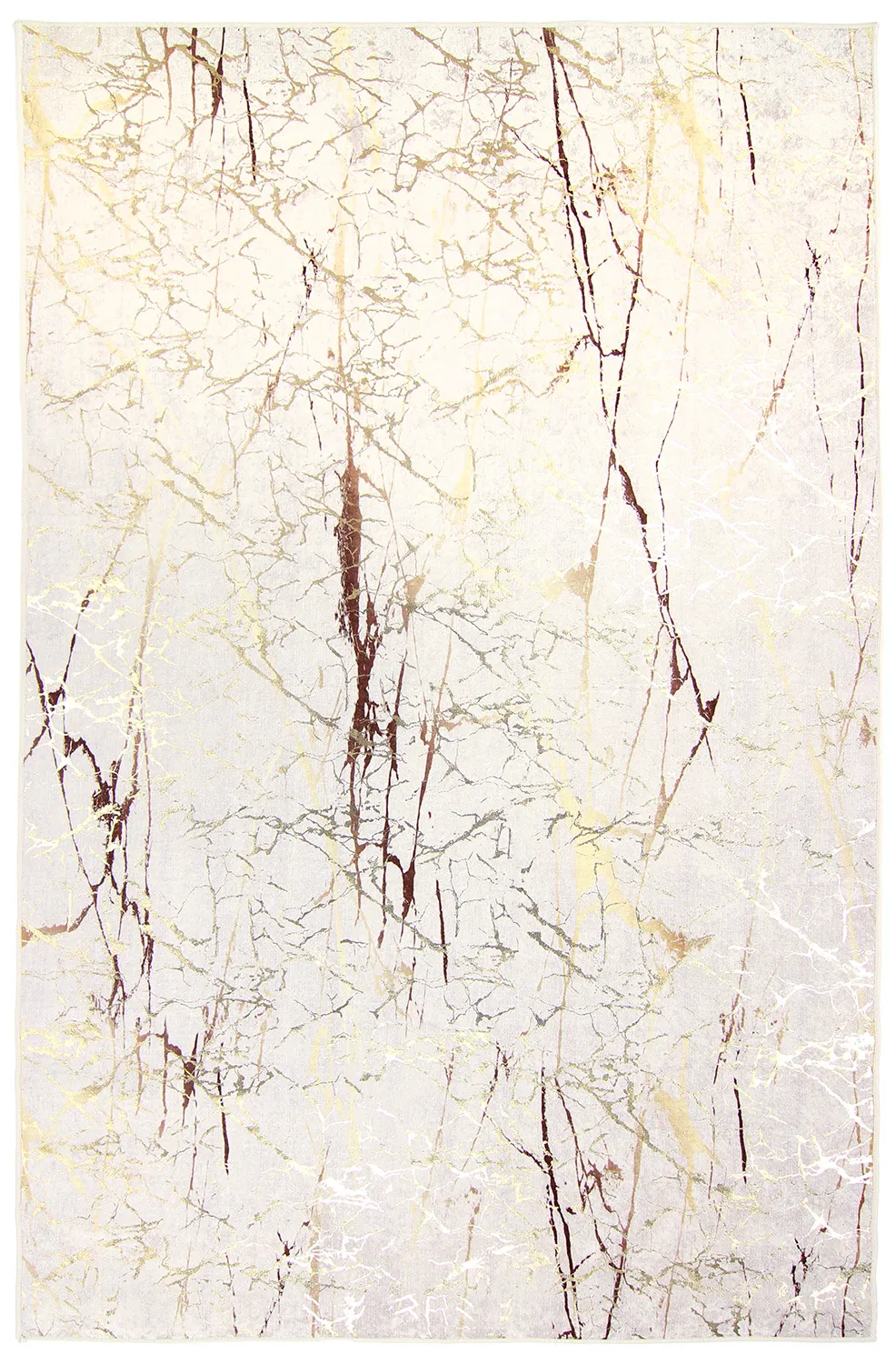 Wiltonmatta - Alden (offwhite/guld)