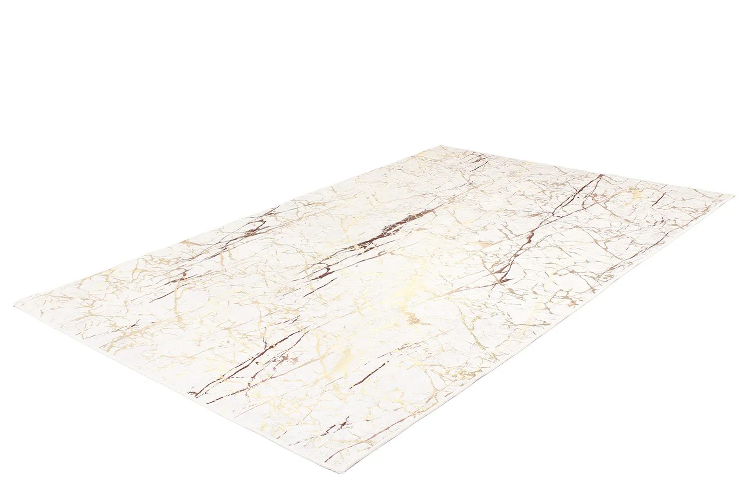 Wiltonmatta - Alden (offwhite/guld)