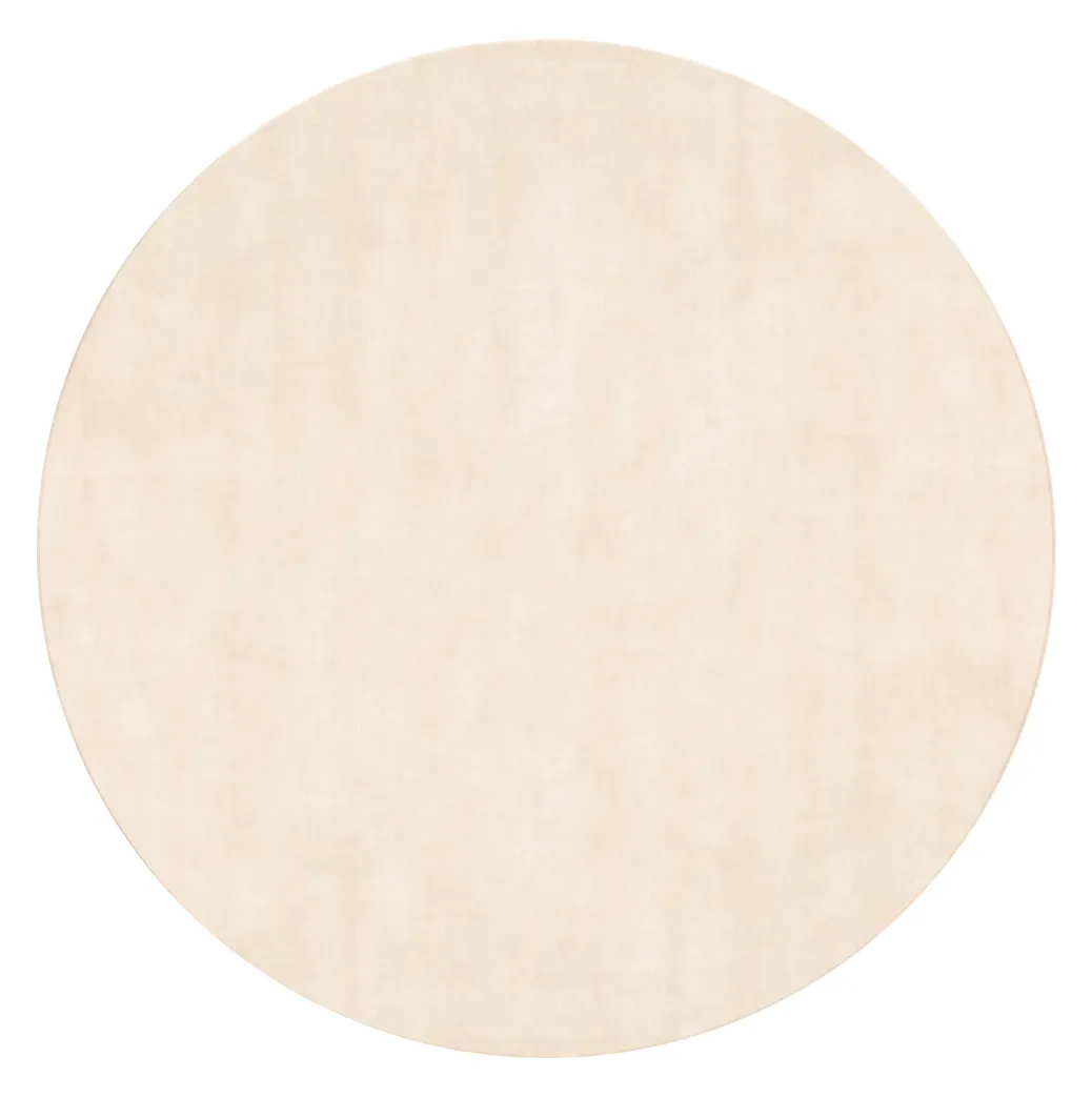 Rund matta - Jodhpur Special Luxury Edition Viskos (ljusbeige)