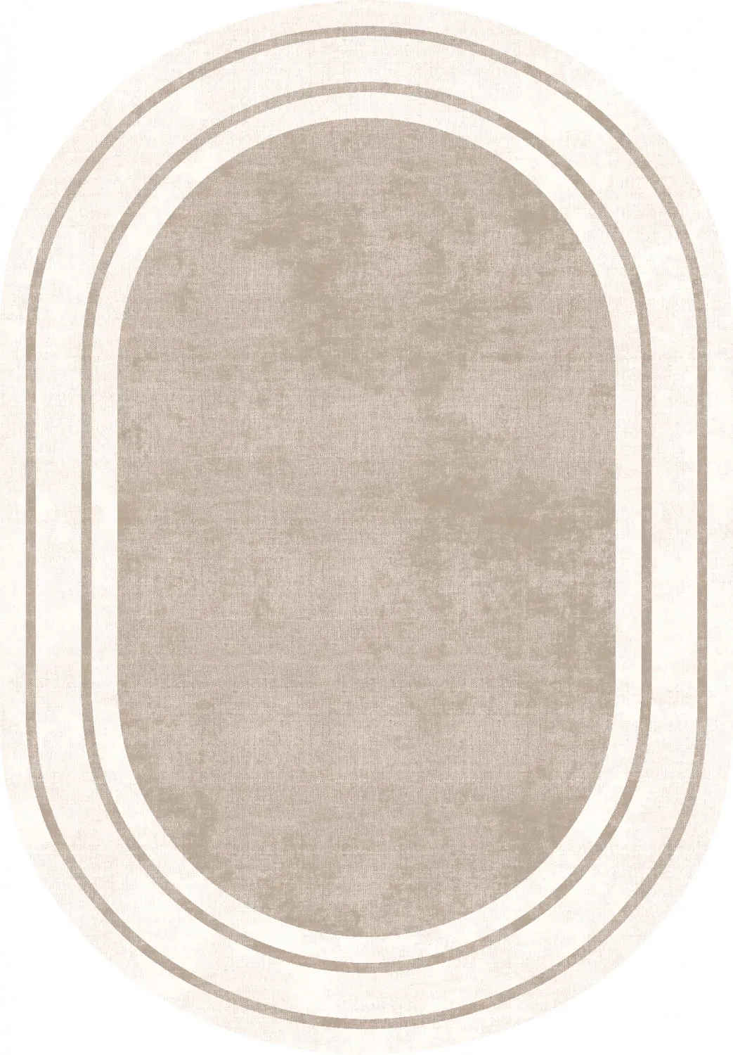 Oval matta - Josie (beige)
