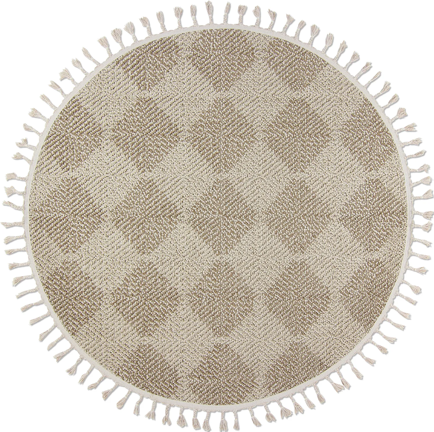 Rund matta - Indoor/Outdoor Dakota (beige)