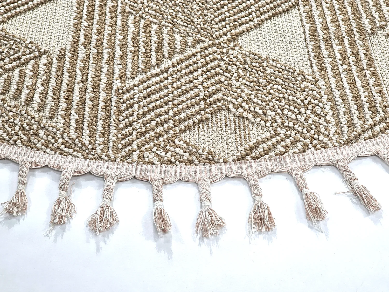 Rund matta - Indoor/Outdoor Lennon (beige)
