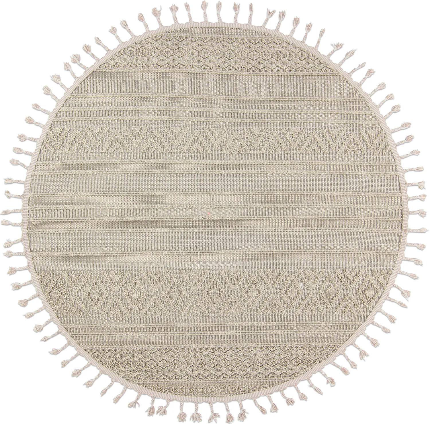 Rund matta - Indoor/Outdoor Athena (beige)
