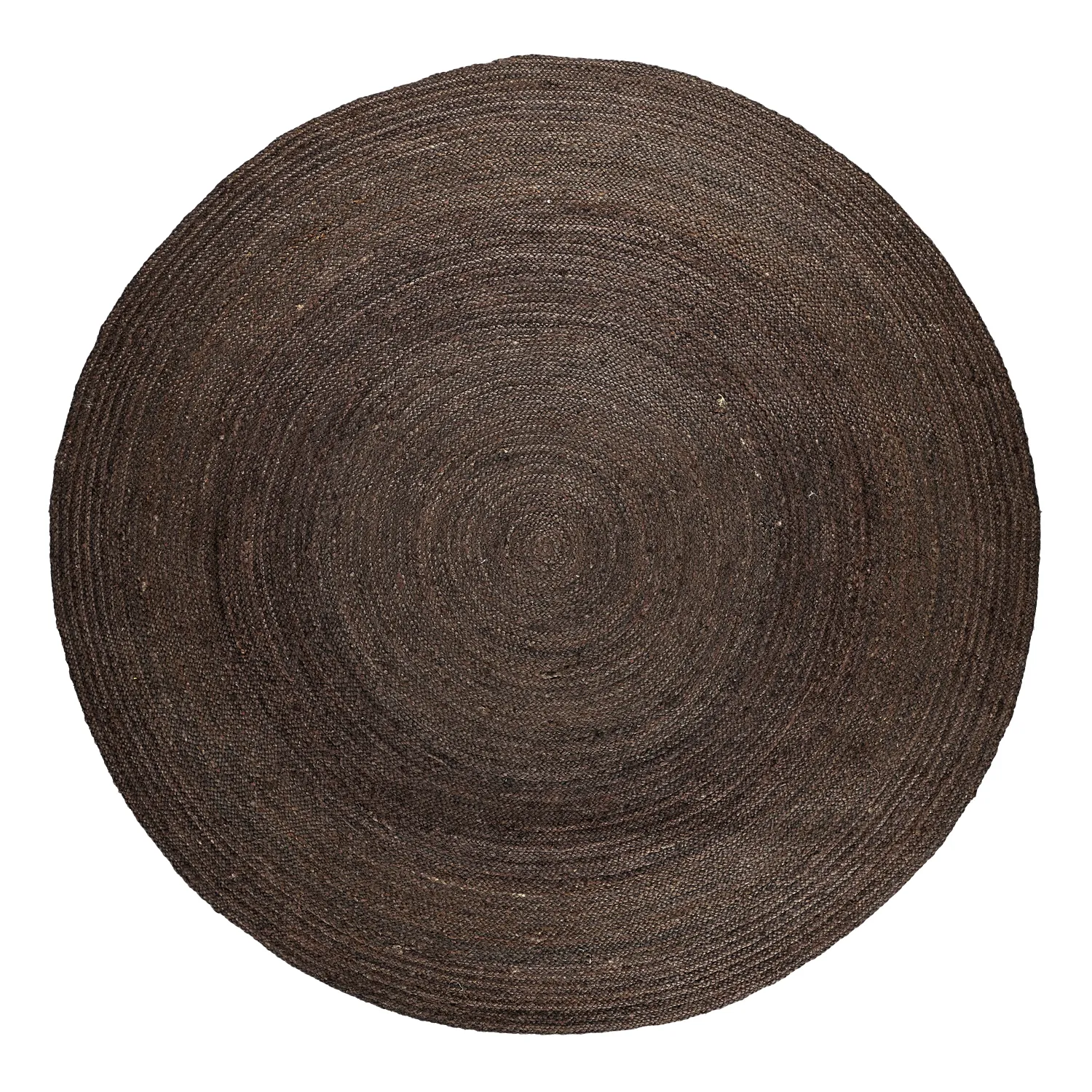 Rund jutematta - Amasia (mörk taupe)