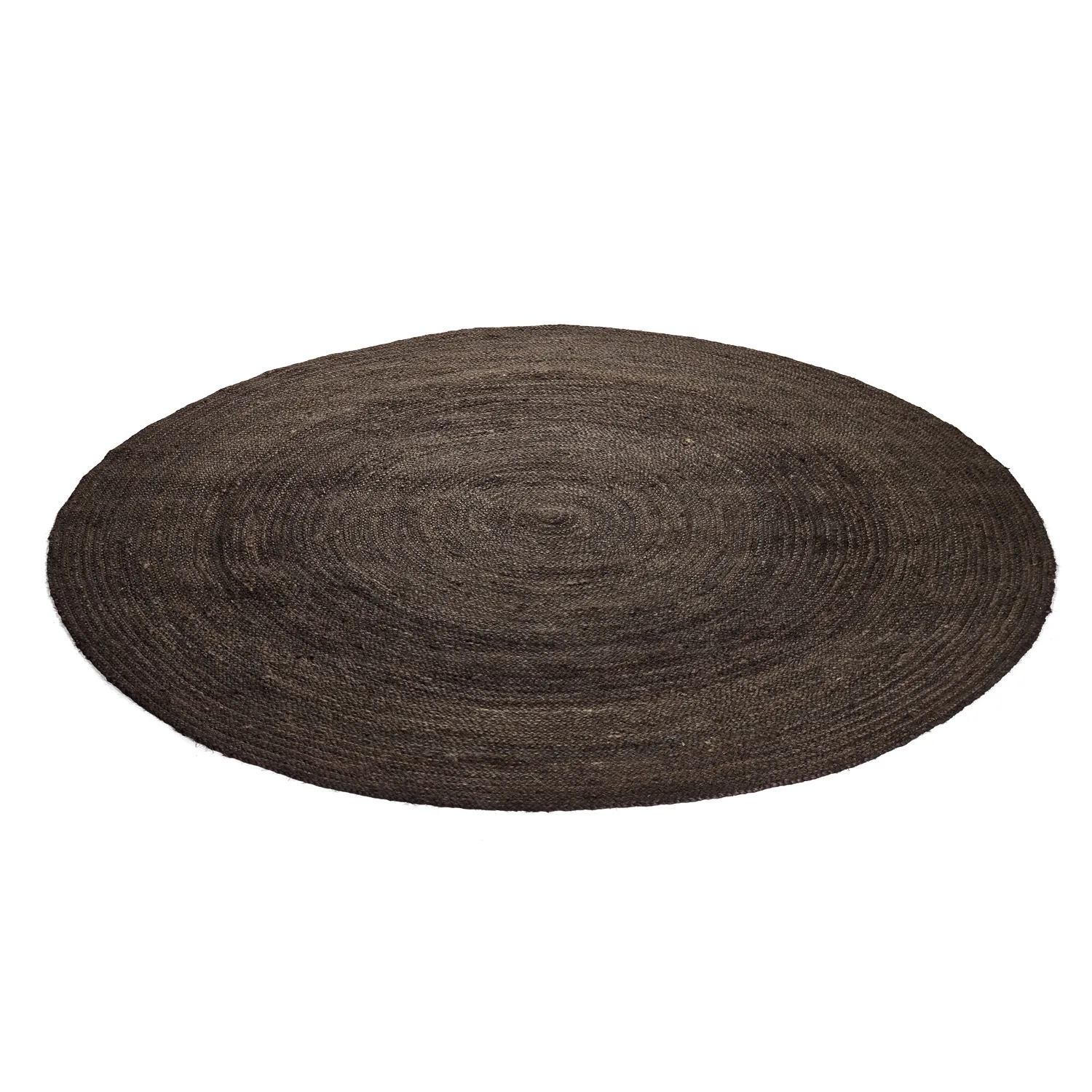Rund jutematta - Amasia (mörk taupe)
