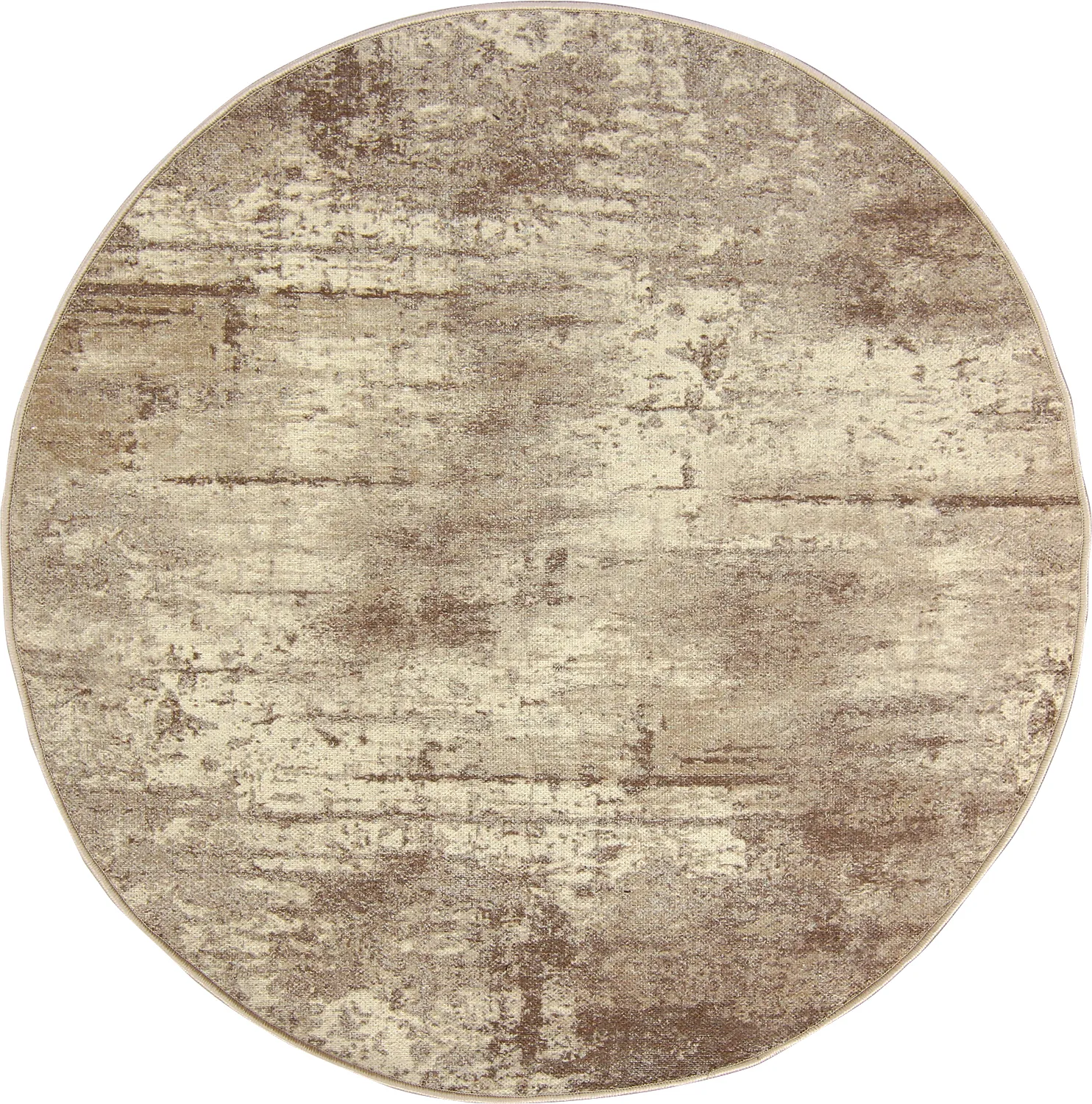 Rund matta - Kebira (beige)