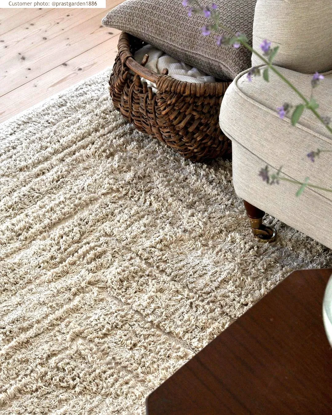 Ryamattor - Kendra Natural Cotton Shaggy (natur)