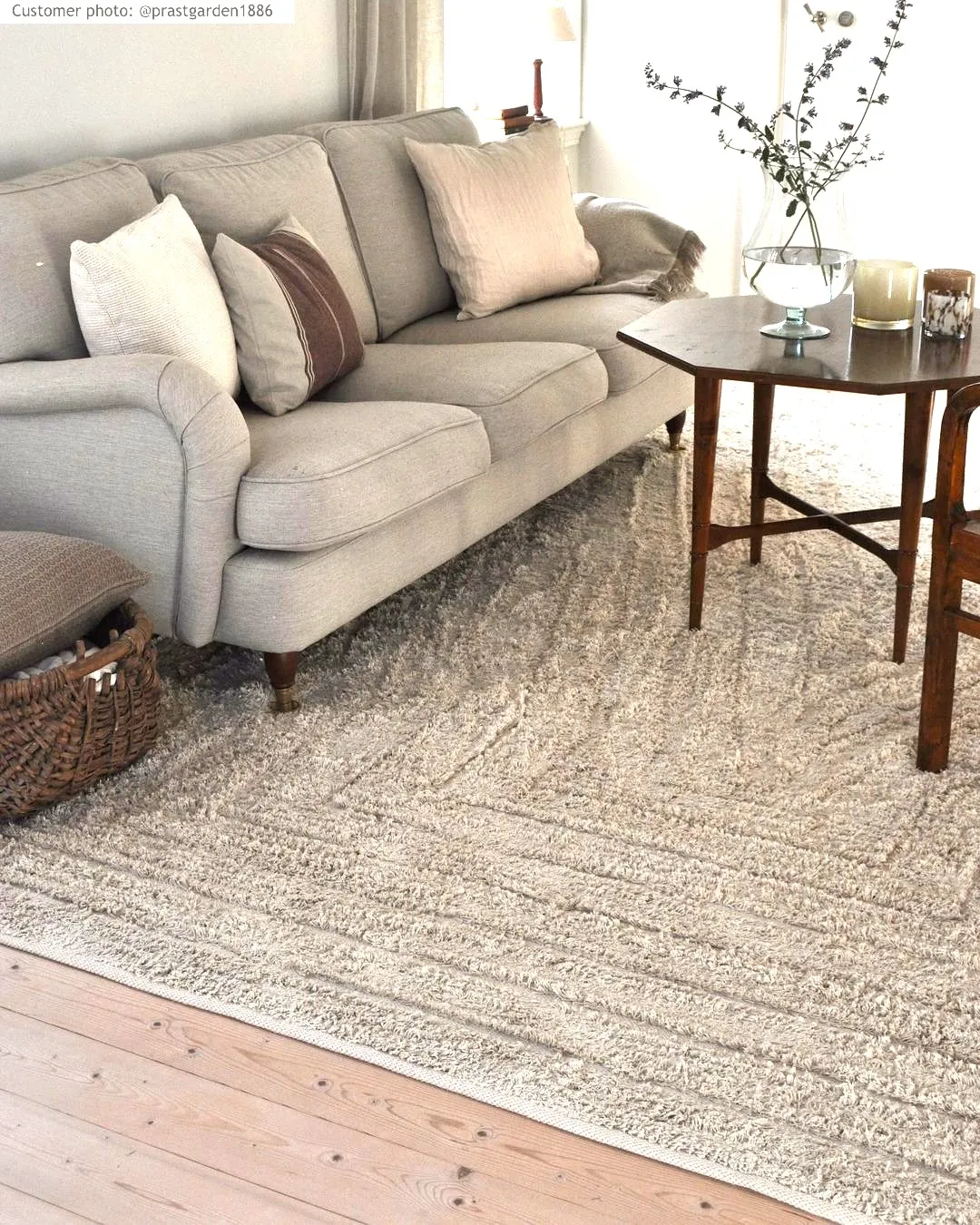 Ryamattor - Kendra Natural Cotton Shaggy (natur)