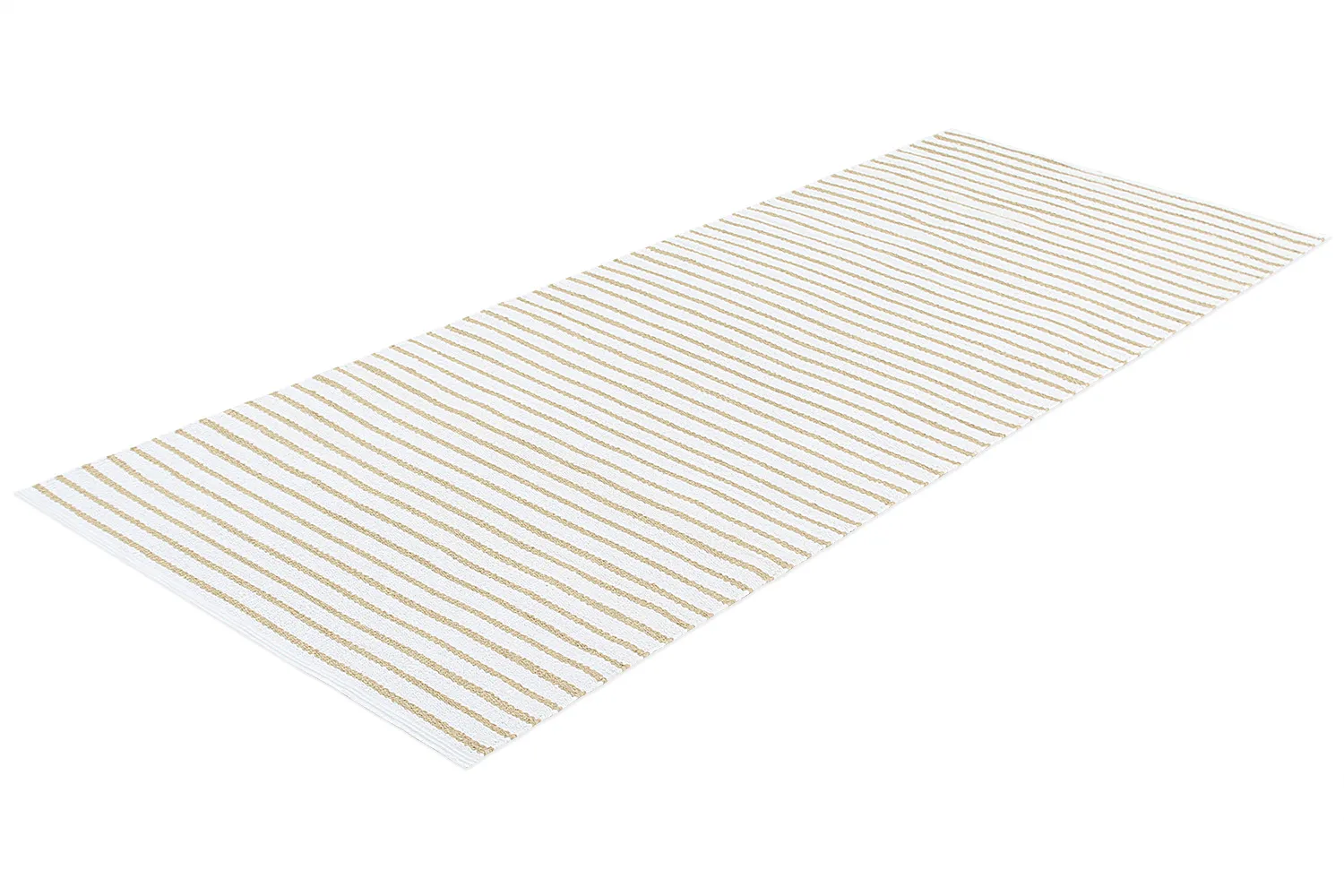 Plastmattor - Kensington (beige/vit)