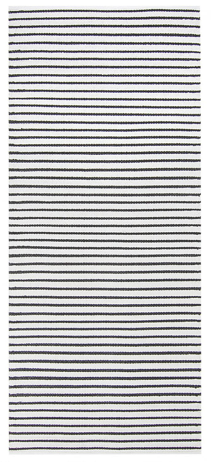 Plastmattor - Kensington (vit/svart) (Storlek: 100 x 150 cm)
