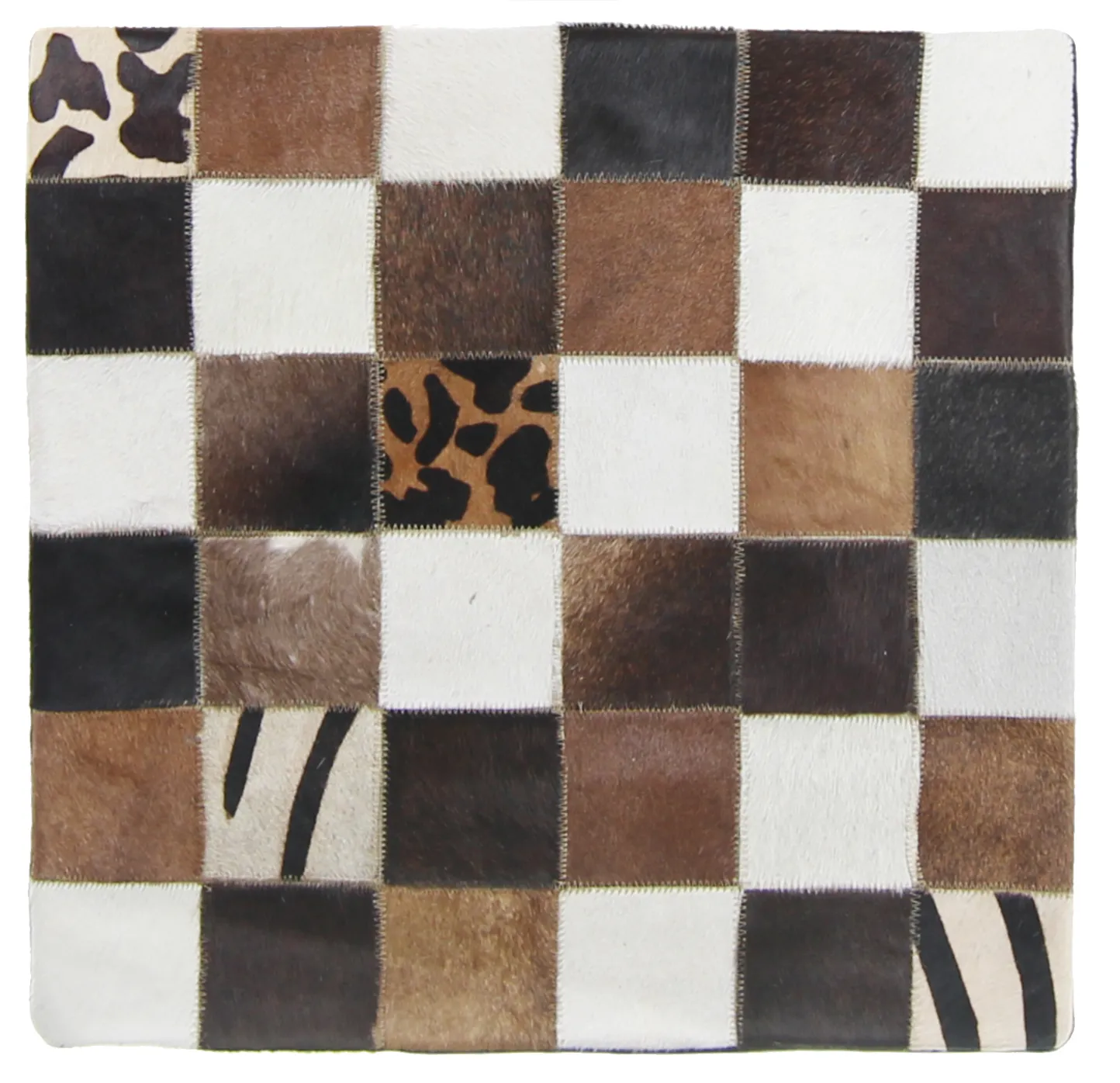 Kohuds-kudde (kuddfodral) 45 x 45 cm