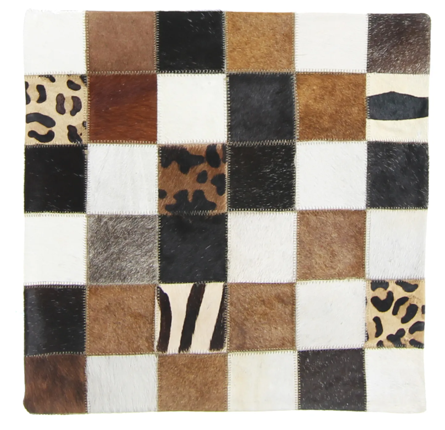 Kohuds-kudde (kuddfodral) 45 x 45 cm