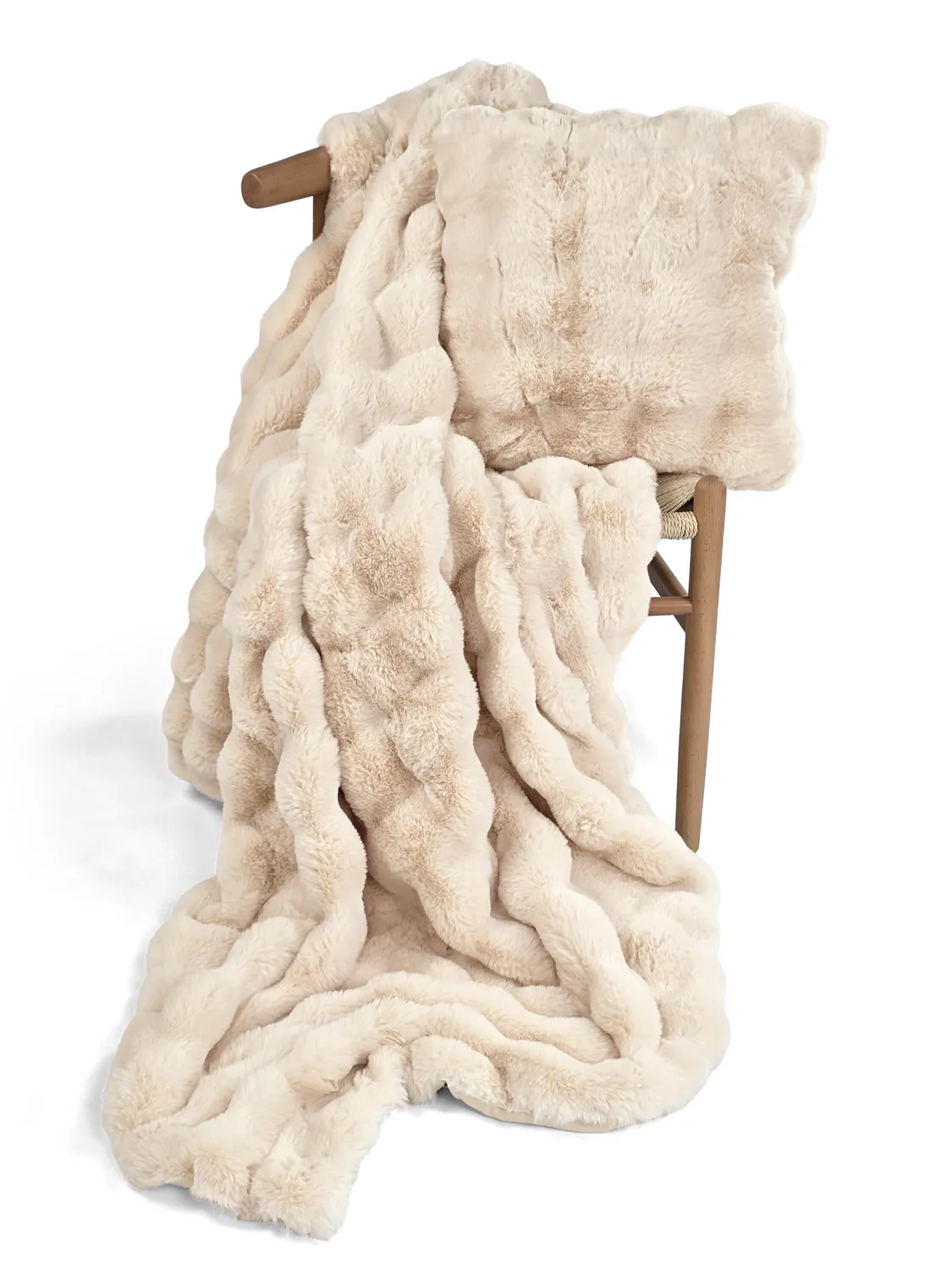 Kuddfodral - Aranga Bubble (beige)