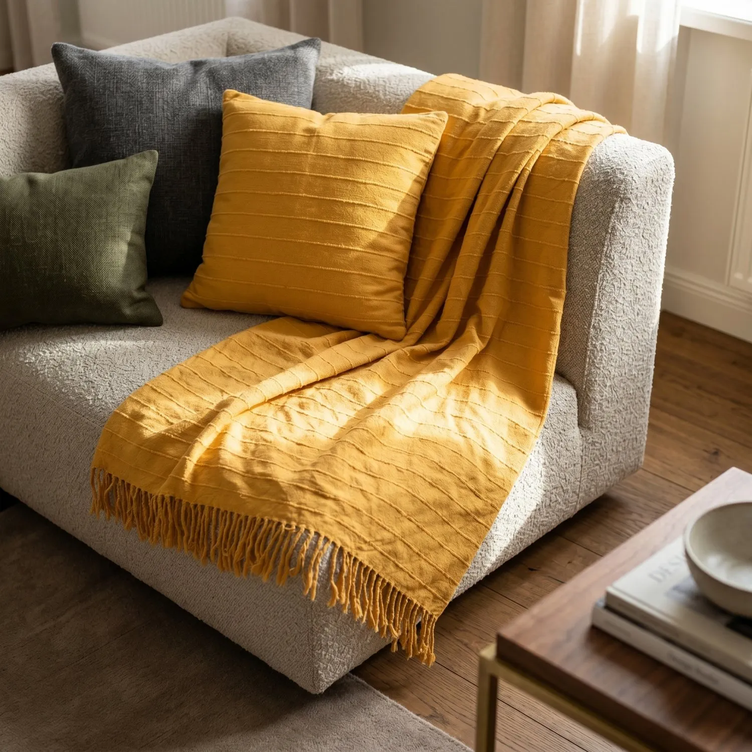Filtar - Nalani cotton throw (orange)