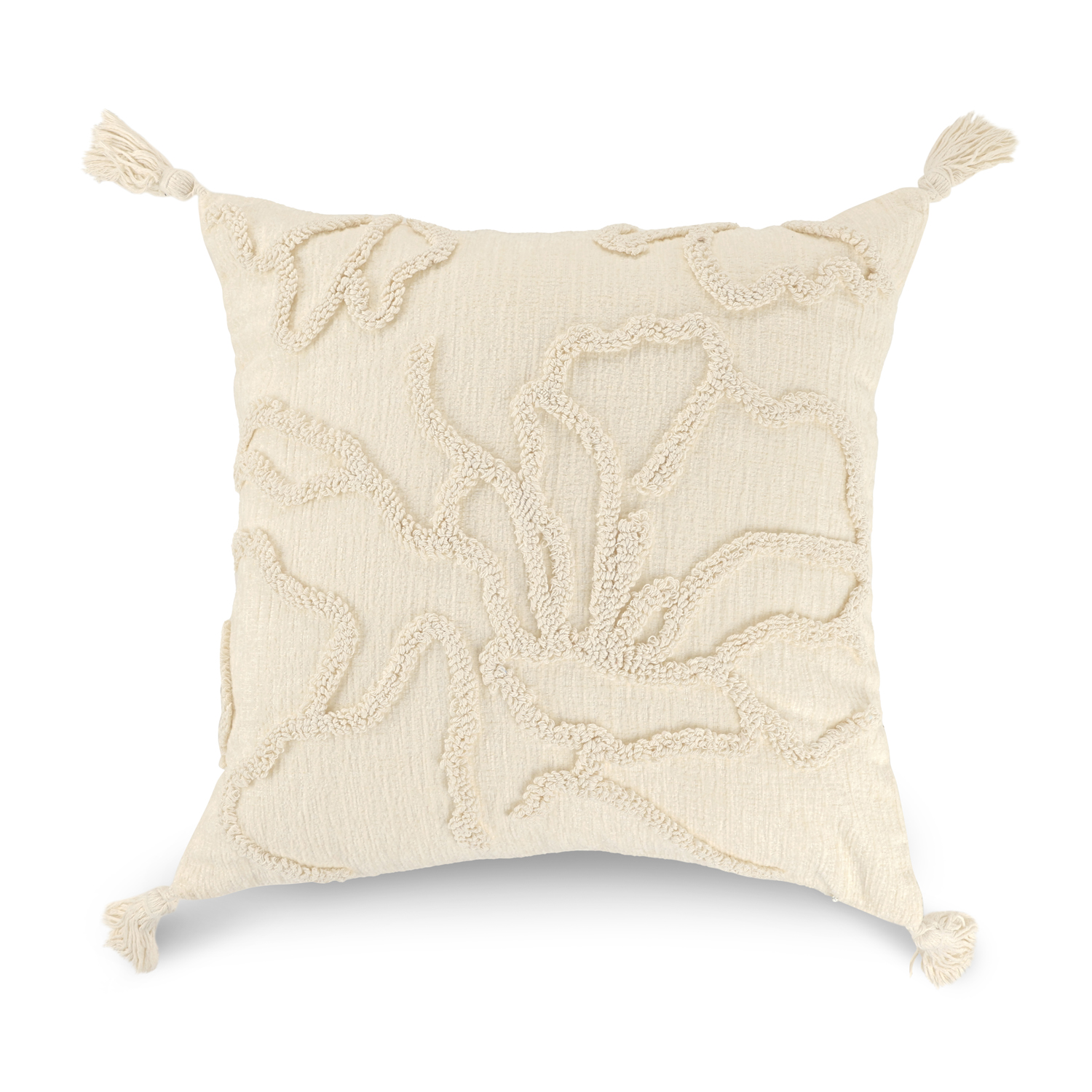 Kuddfodral - Roslyn (offwhite) (Storlek: 45 x 45 cm)