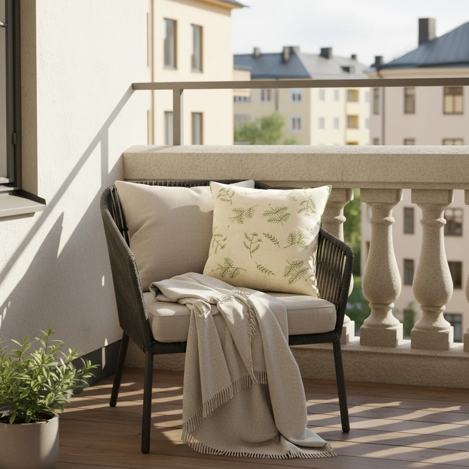 Kuddfodral - Vasa Embroidered Cushion Cover (multi)