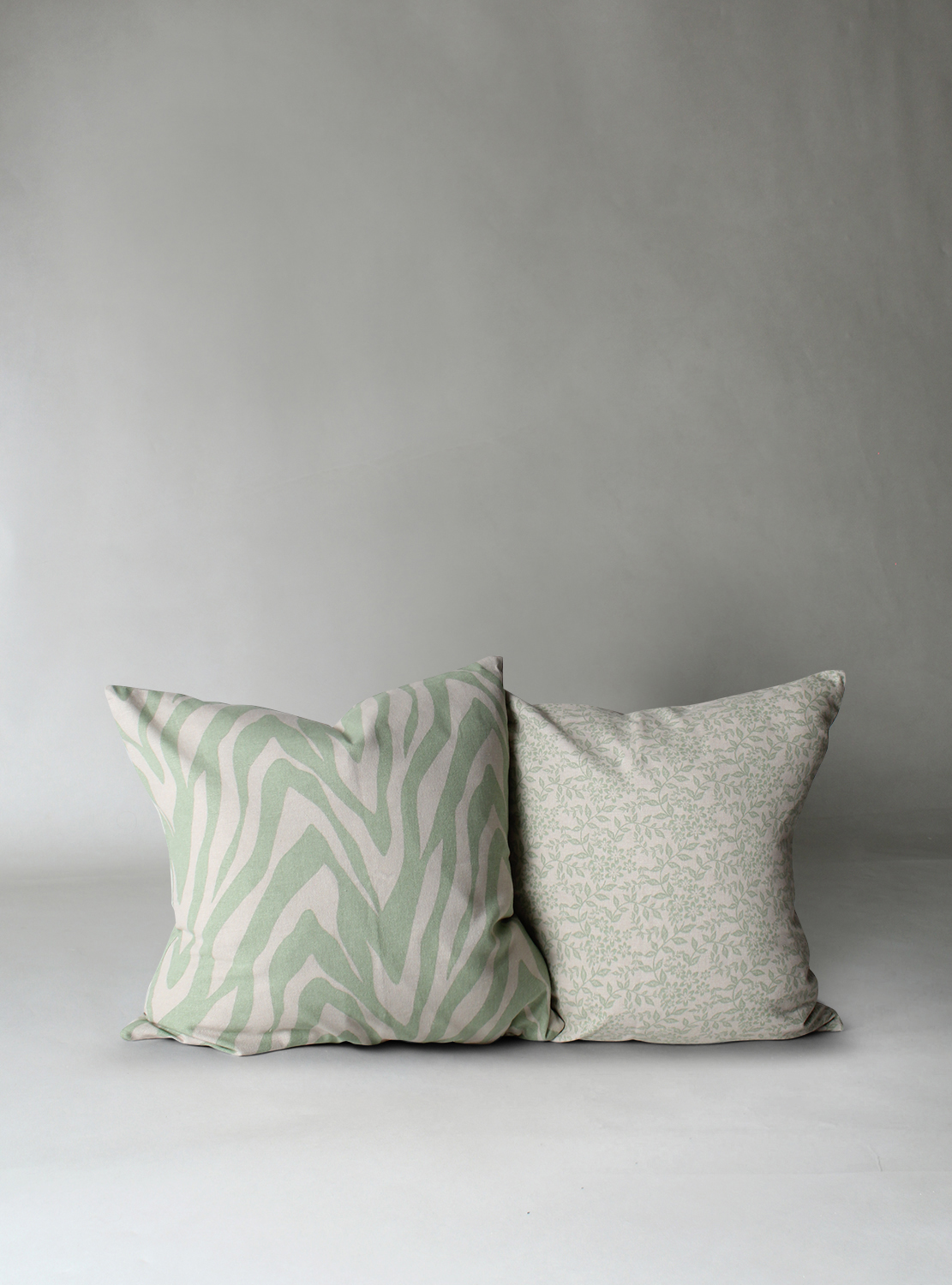 Kuddfodral 2-pack - Onni (grön) (Storlek: 45 x 45)