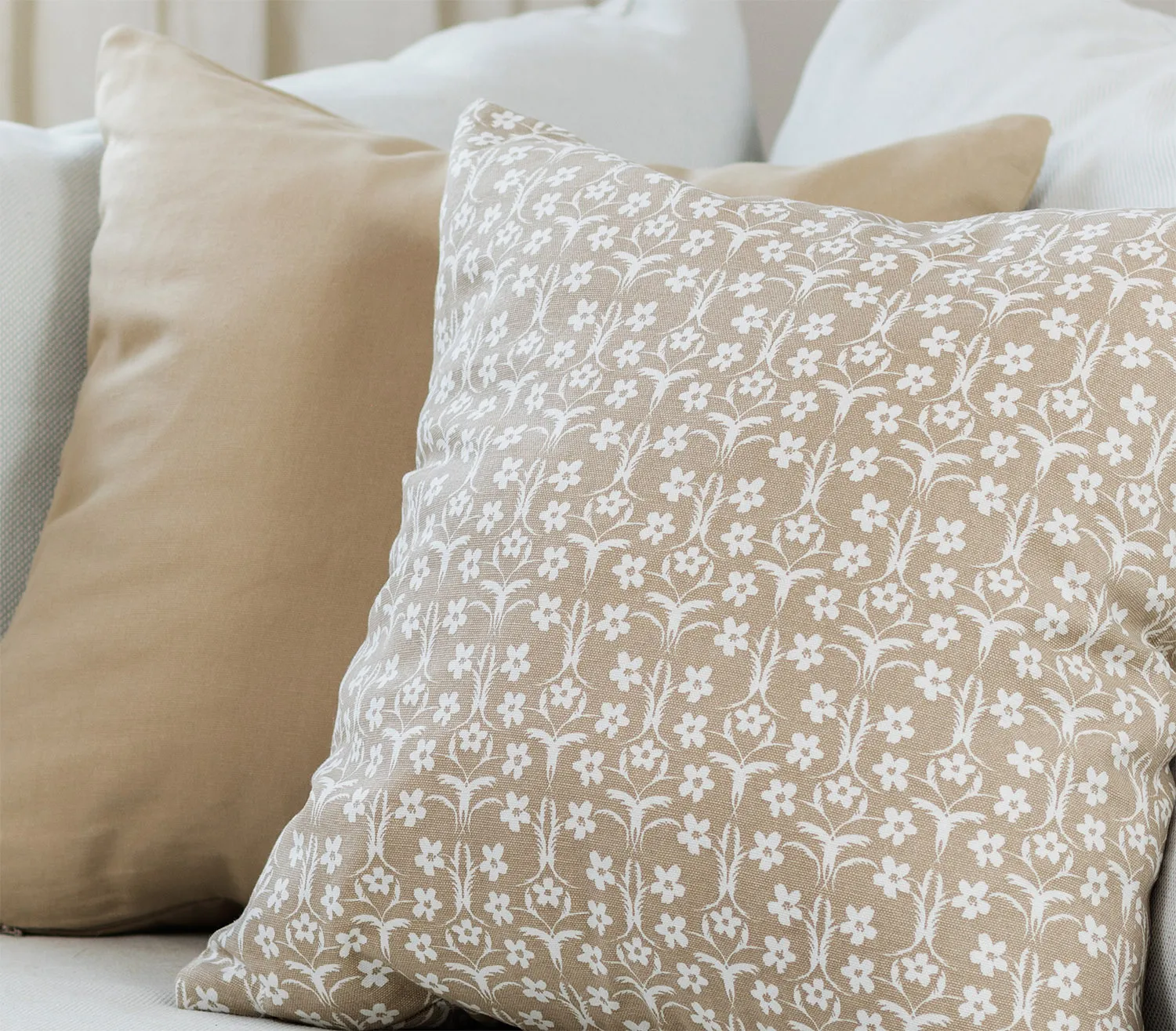 Kuddfodral 2-pack - Ella (beige)