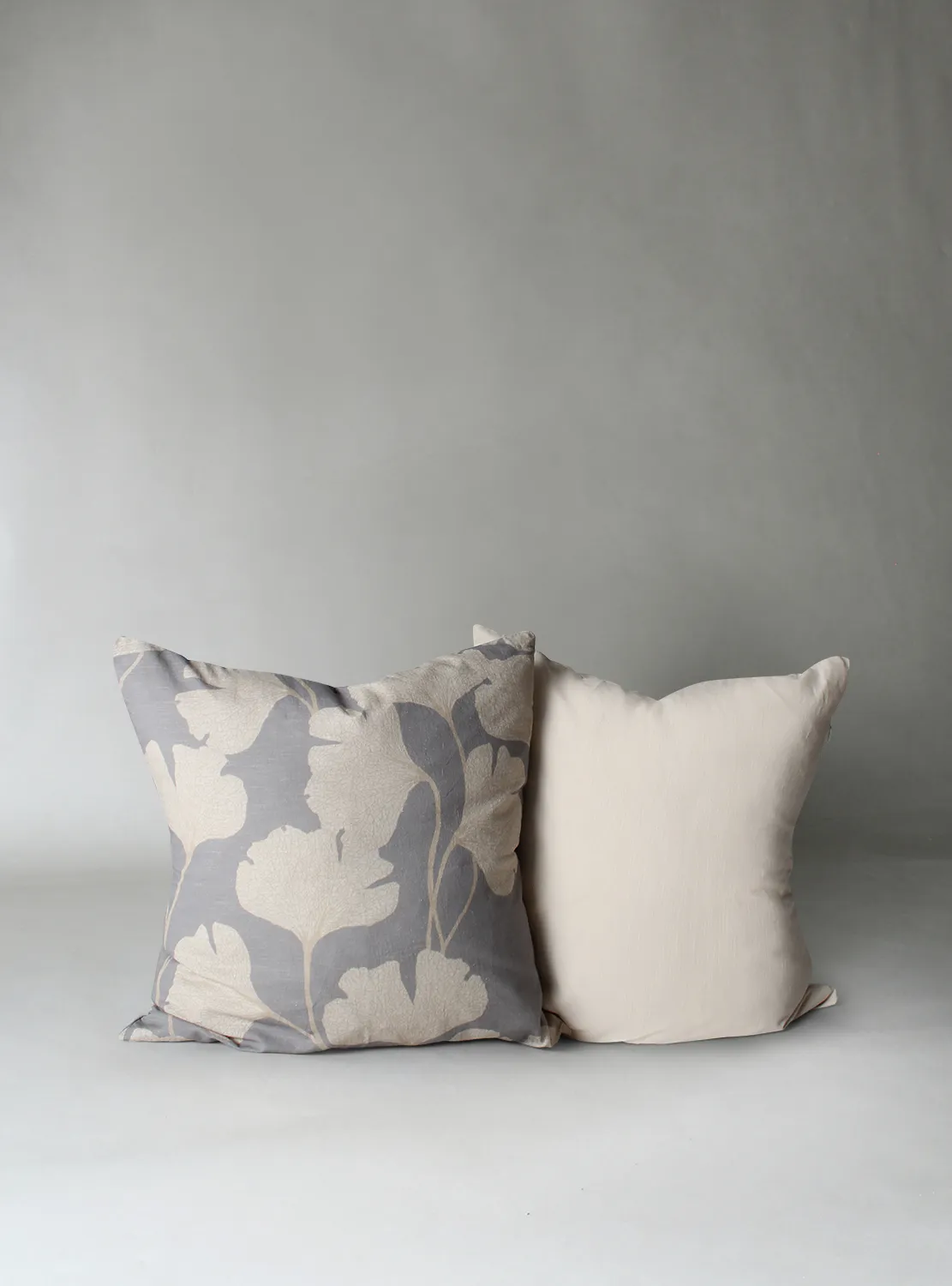 Kuddfodral 2-pack - Abril (grå/beige)