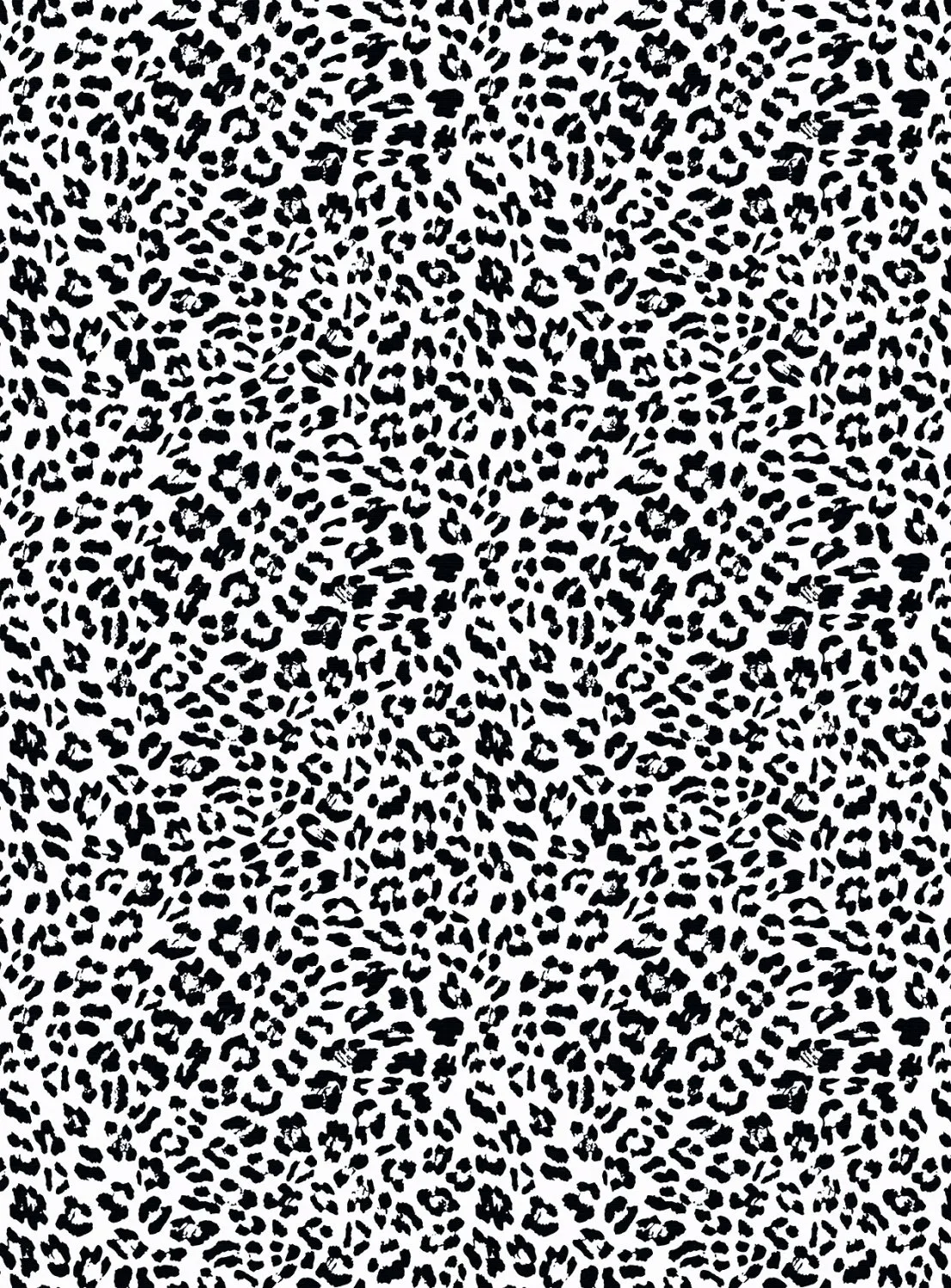 Wiltonmatta - Leopard (svart/vit)
