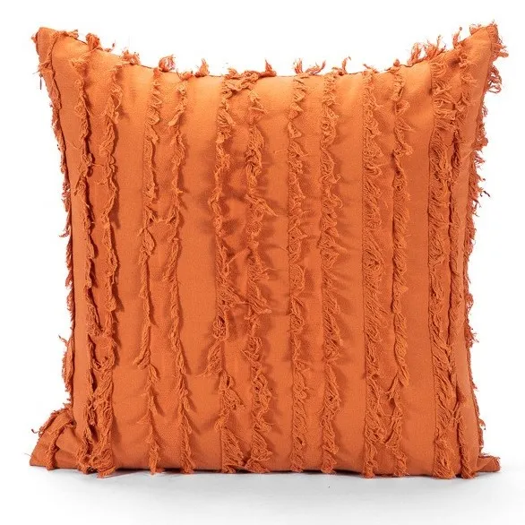 Kuddfodral - Boho Linen 45 x 45 cm (orange)