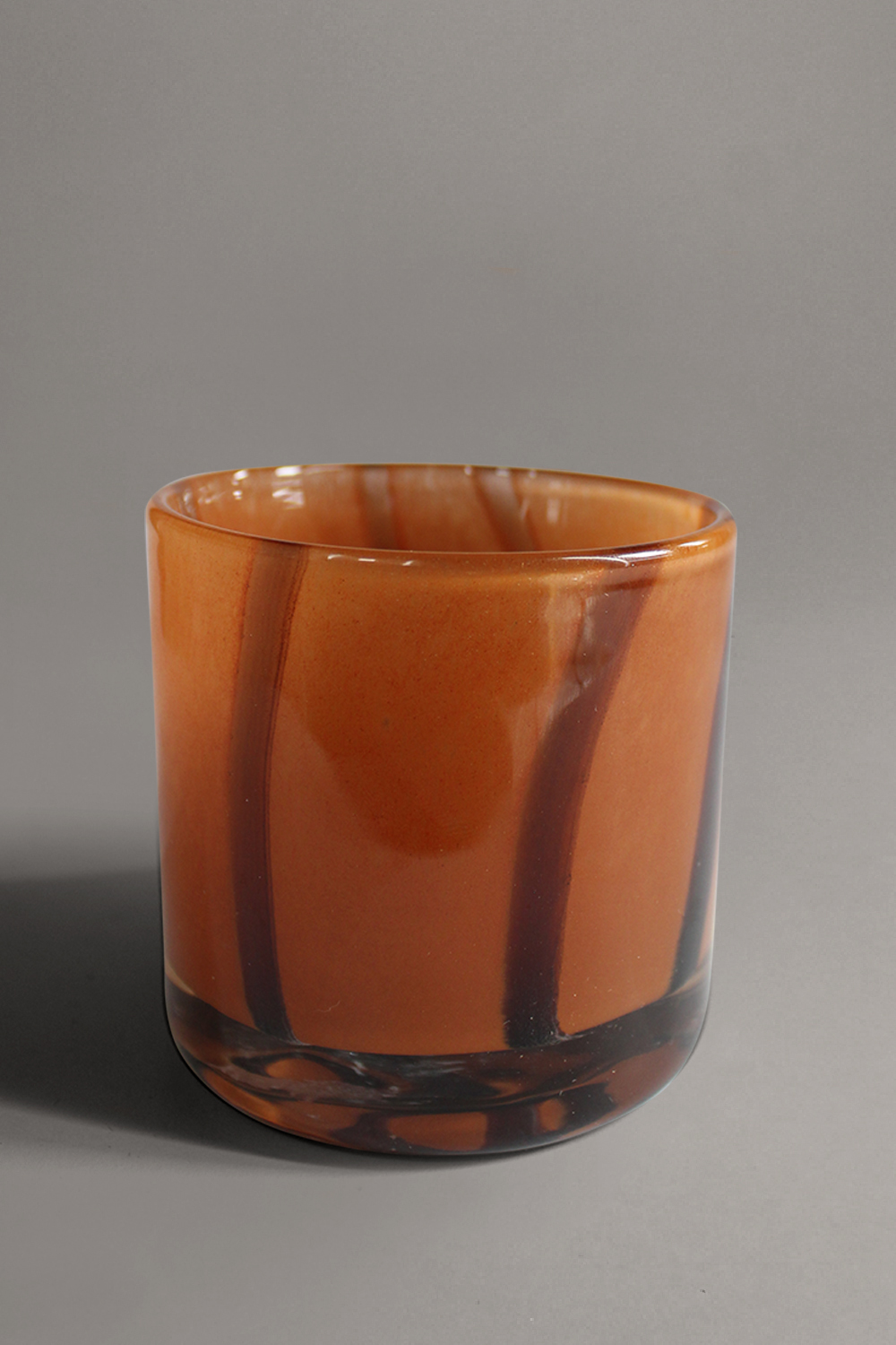 Ljuslykta S - Zuri (röd) (Storlek: 8 x 8 cm)
