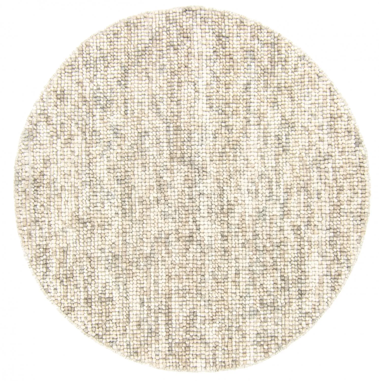 Rund matta - Luna (beige)