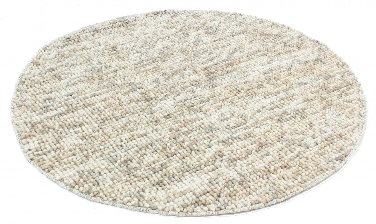 Rund matta - Luna (beige)