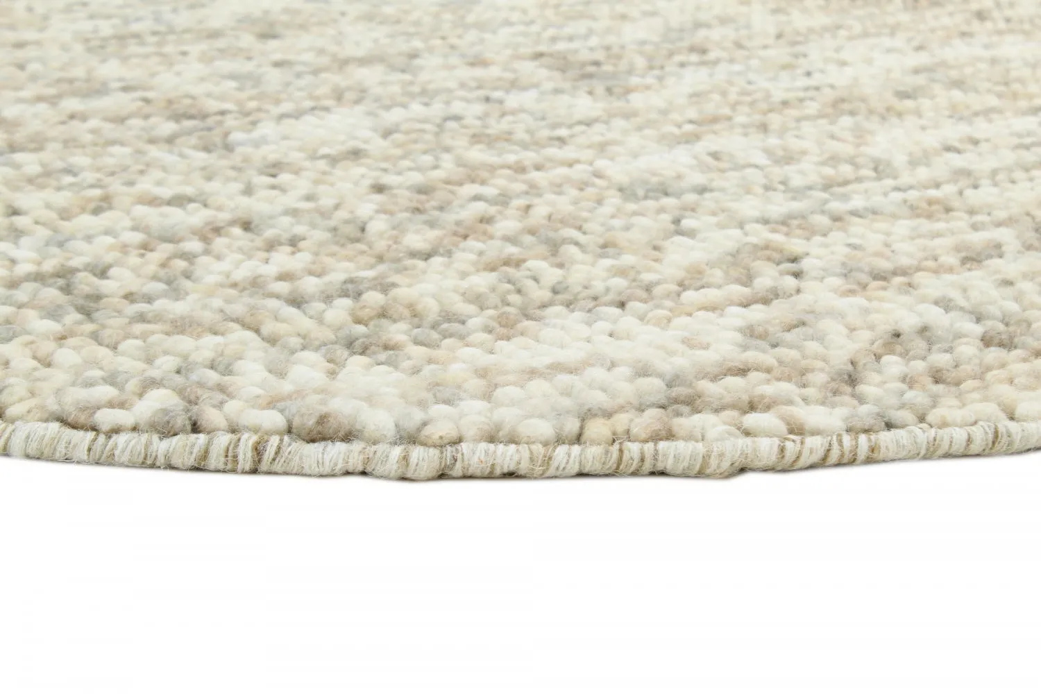 Rund matta - Luna (beige)