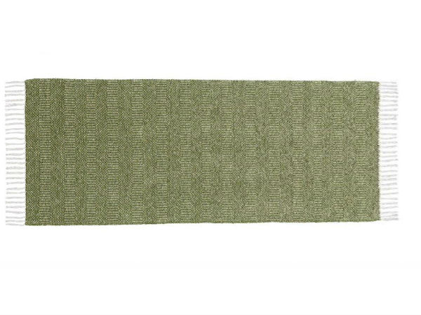 Plast- och garnmattor - Horredsmattan Maja Mix (oliv) (Storlek: 70 x 250 cm)