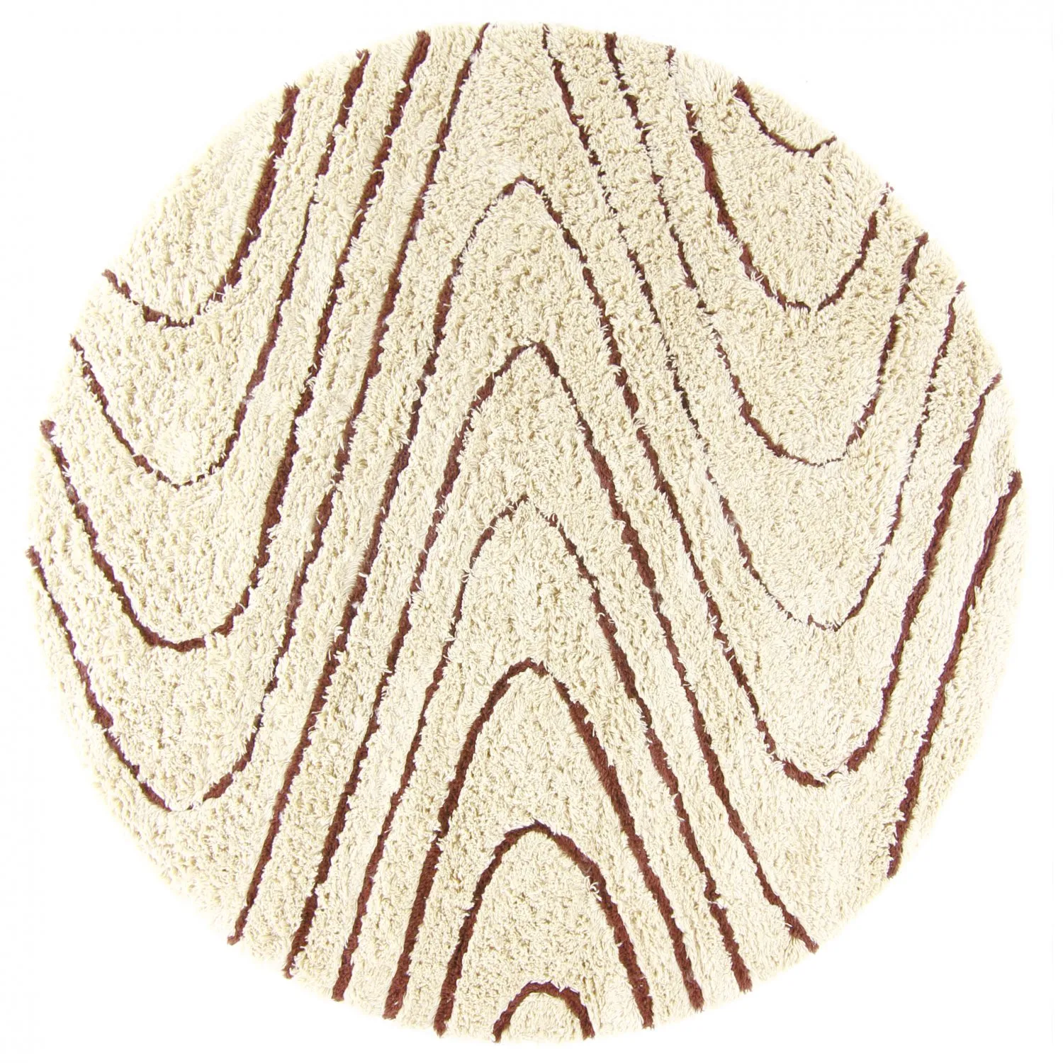 Rund matta - Mali (offwhite)
