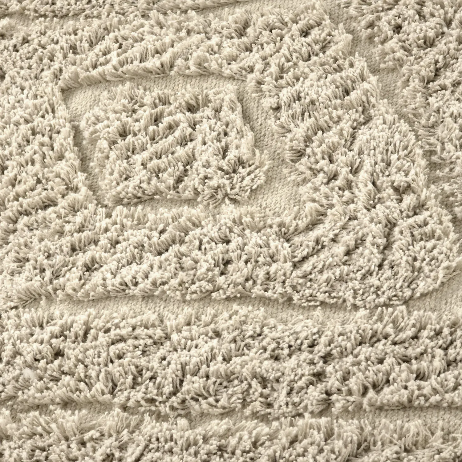 Rund matta - Amberley Natural Cotton Shaggy (beige)
