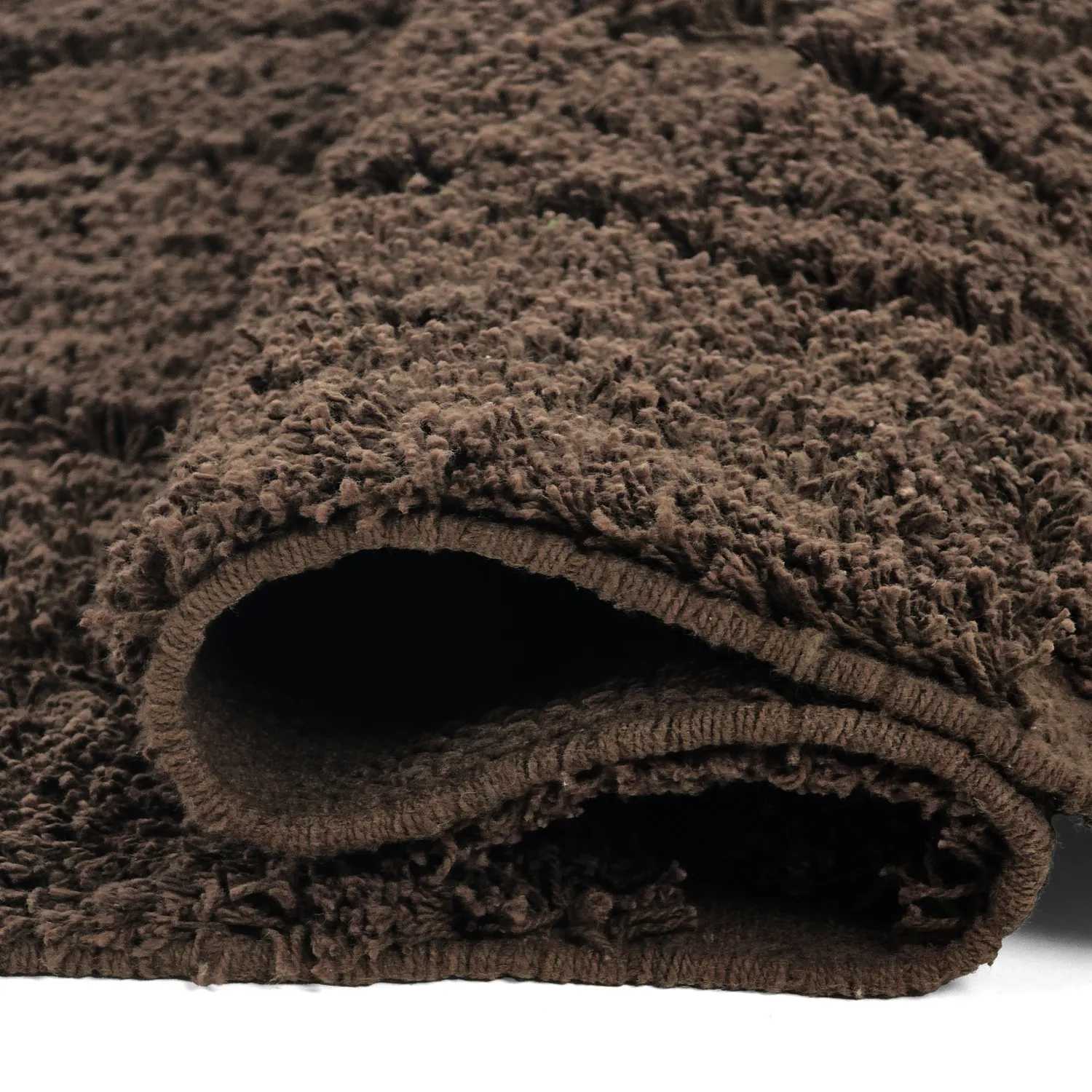 Ryamattor - Amberley Natural Cotton Shaggy (brun)
